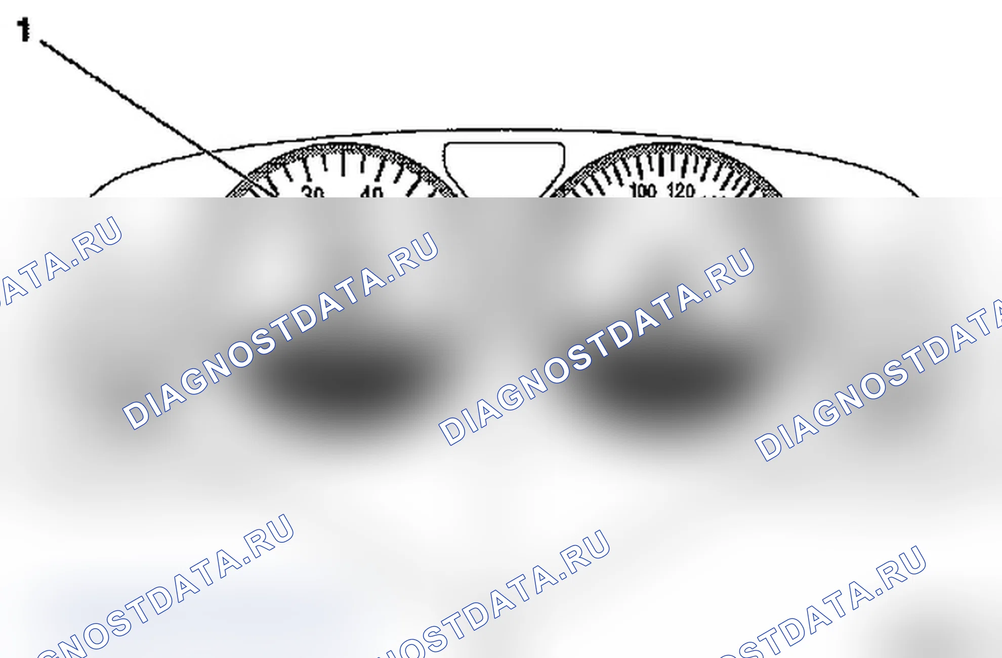 Комбинация приборов. Opel Zafira A рестайлинг