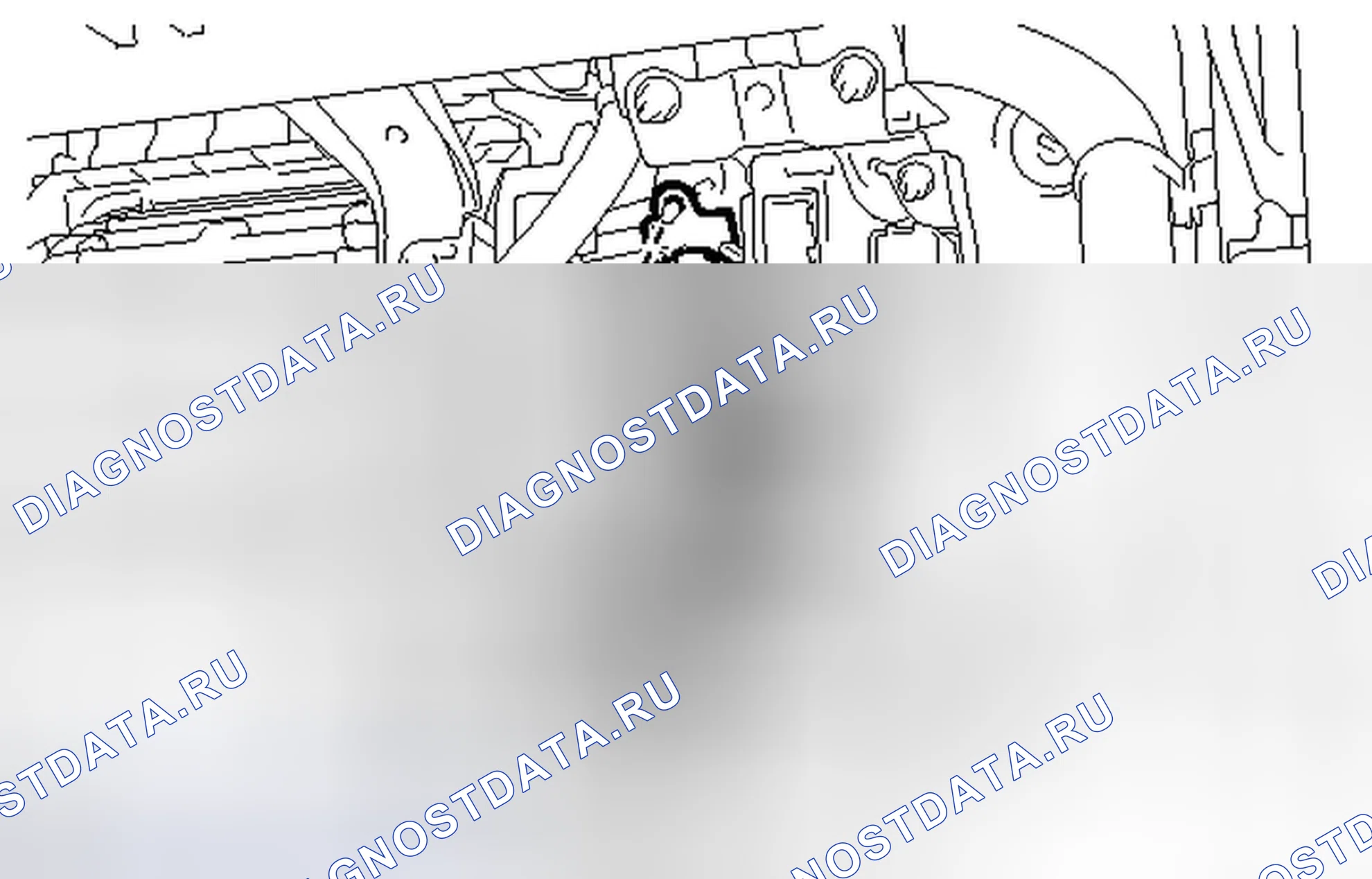 Рис. 543: ДЕМОНТАЖ. Toyota Highlander II рестайлинг