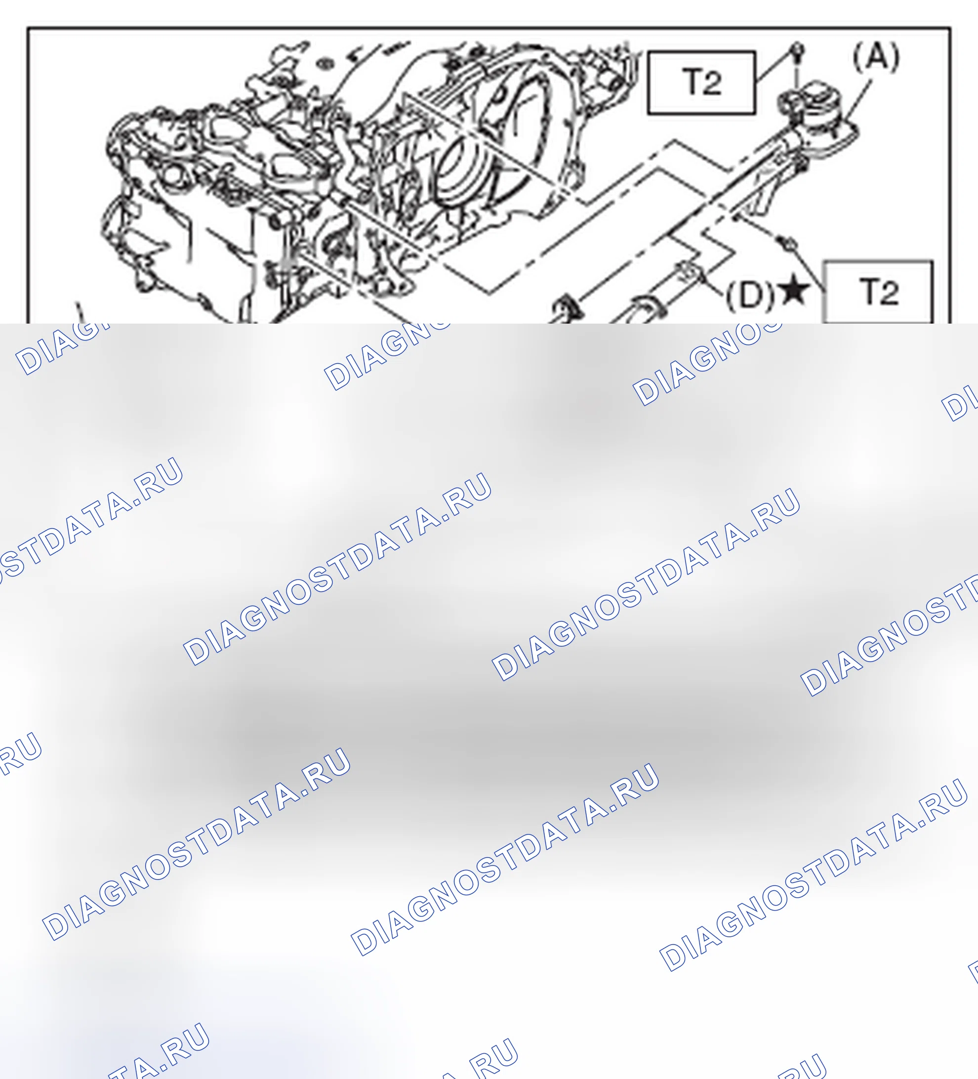 Рис. 133: КОМБИНИРОВАННЫЙ КЛАПАН ВТОРИЧНОГО ВОЗДУХА ЛЕВ. Subaru Impreza GK