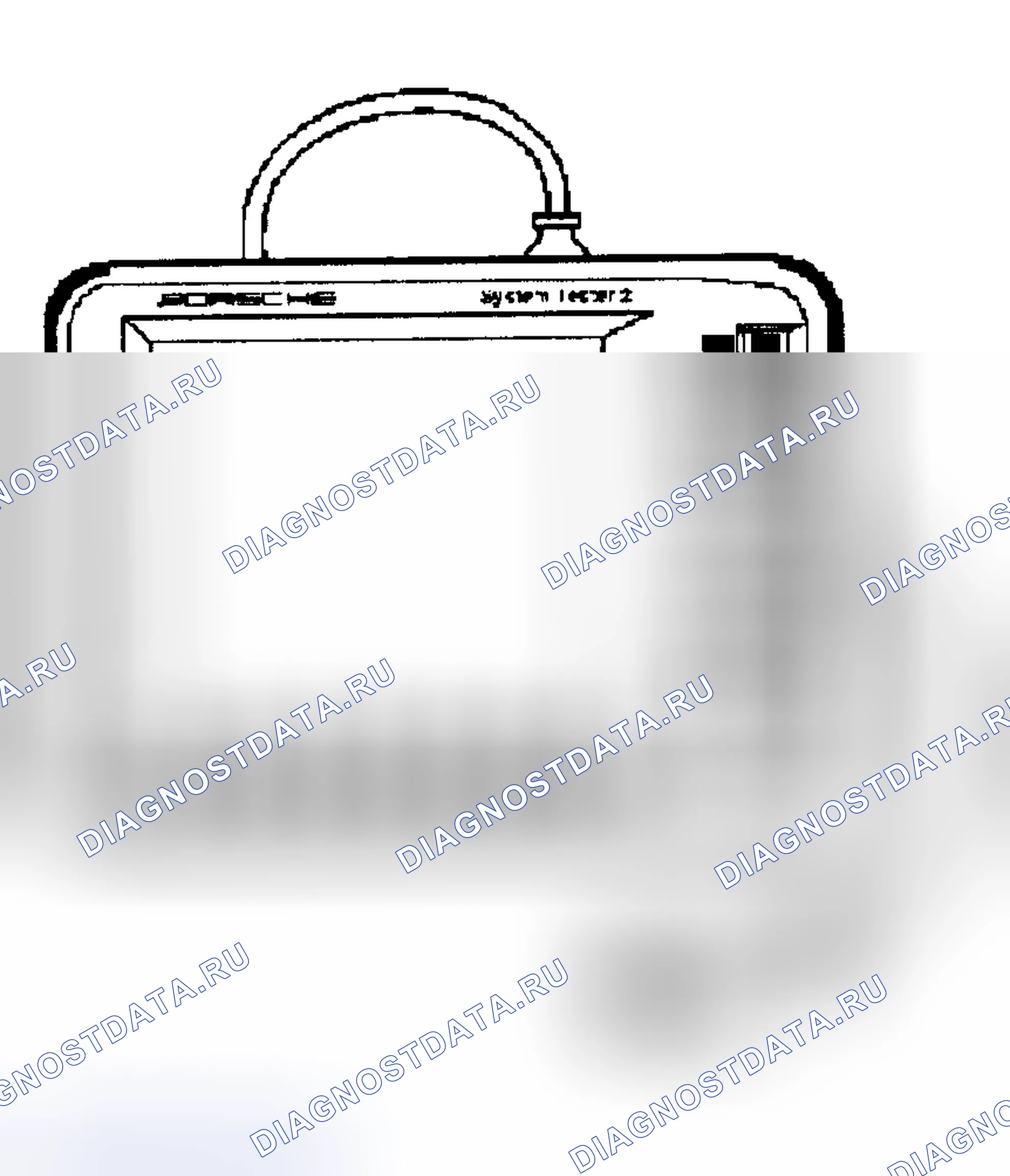 Рис. 238: Инструменты. Porsche Boxster 986