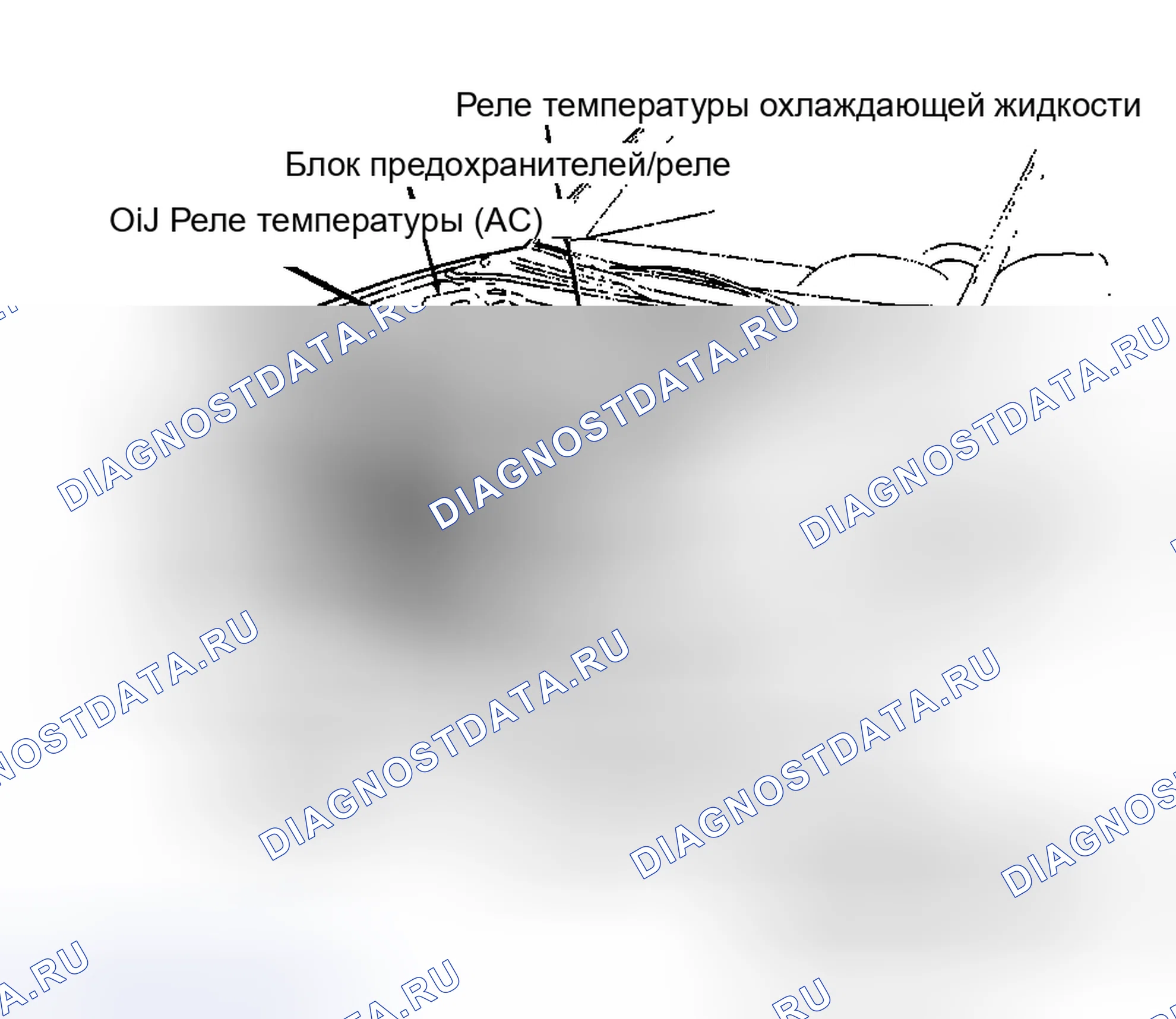 Рис. 2: Расположение компонентов (1 из 2). Acura Integra II