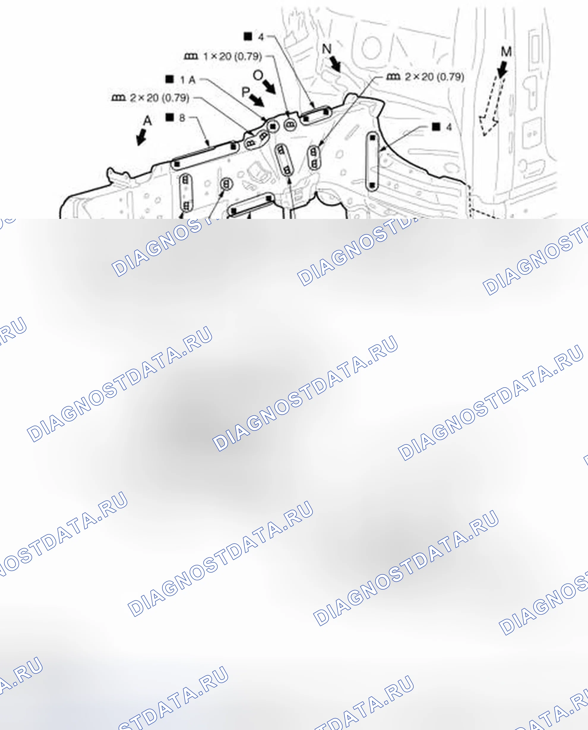 Рис. 270: Передний элемент (AWD) P. Infiniti EX35 I