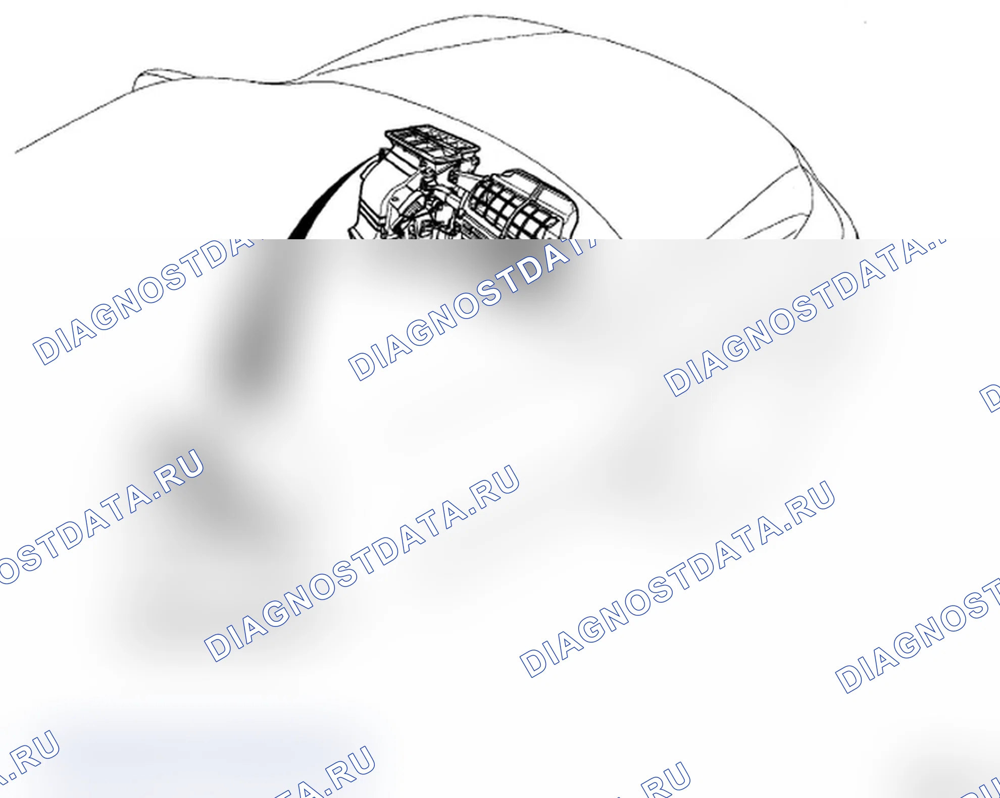 Рис. 65: РАСПОЛОЖЕНИЕ КОМПОНЕНТОВ. Hyundai Santa Fe II