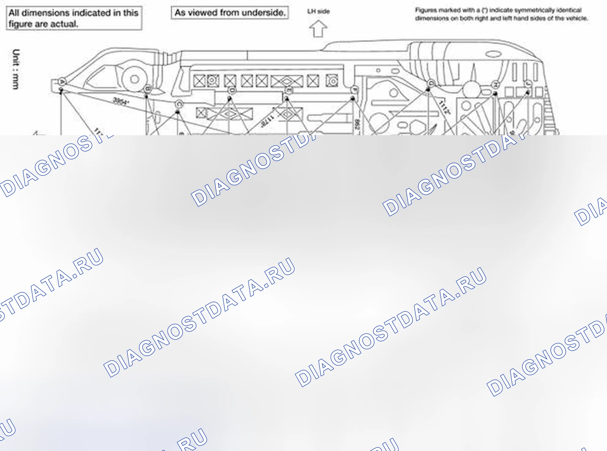 Рис. 201: Измерение. Nissan Altima L32 рестайлинг