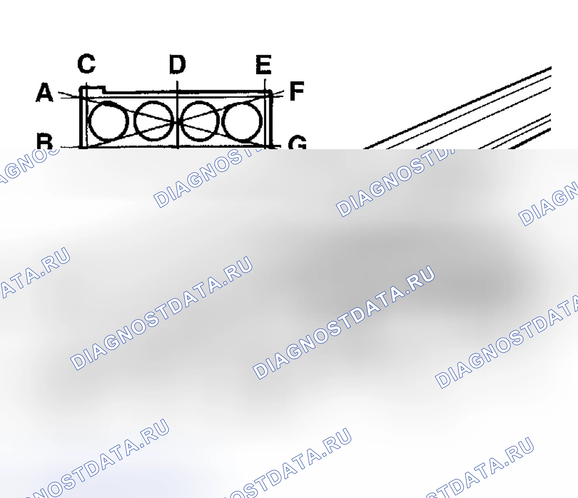 Рис. 150: БЛОК ЦИЛИНДРОВ. Dodge Stratus II рестайлинг