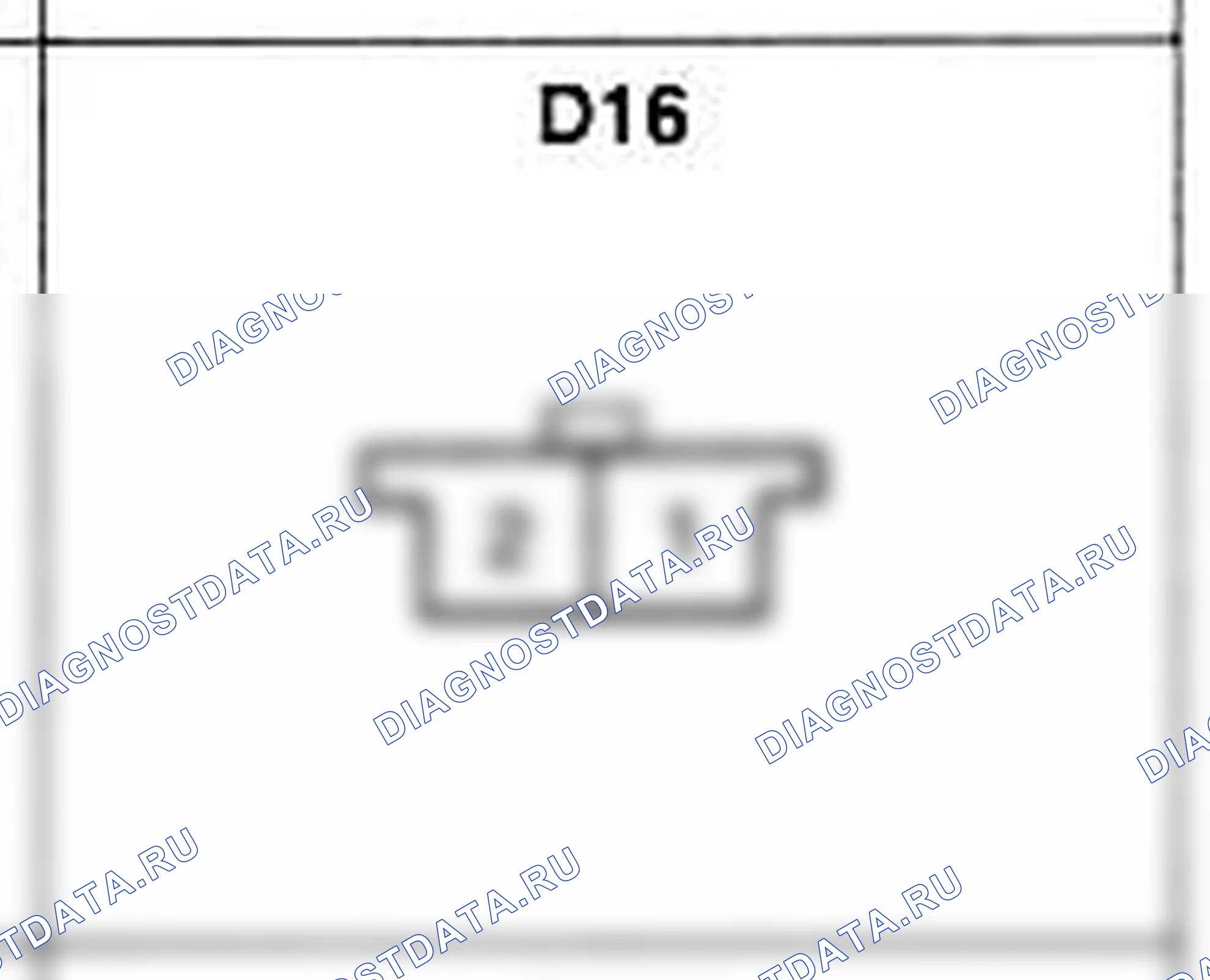 Распиновка разъёма D16 — дверного жгута. Hyundai Accent LC