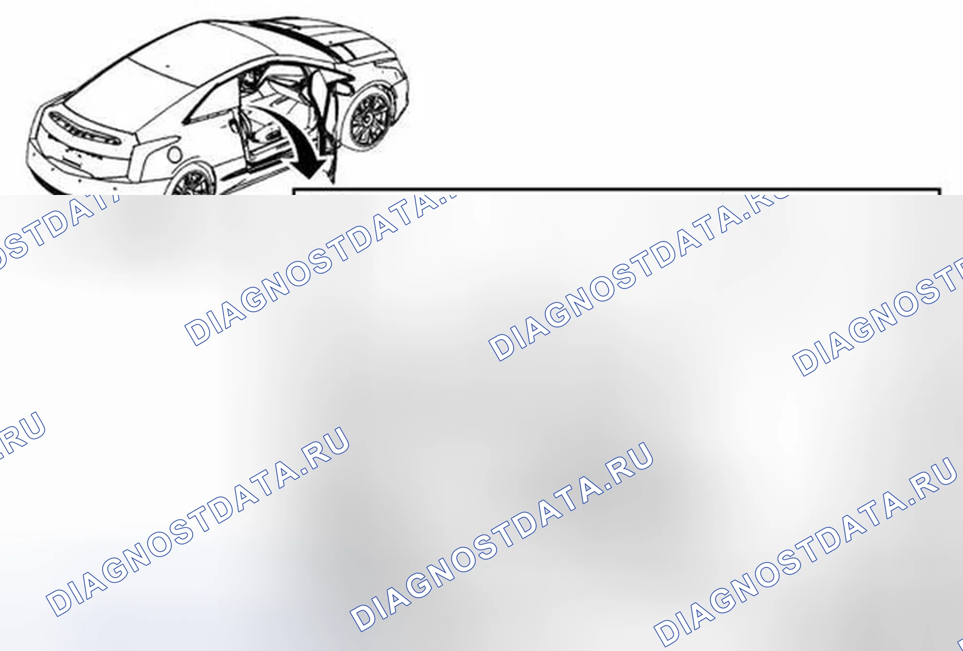 Рис. 3: Замена ковра панели заднего пола. Cadillac ELR I