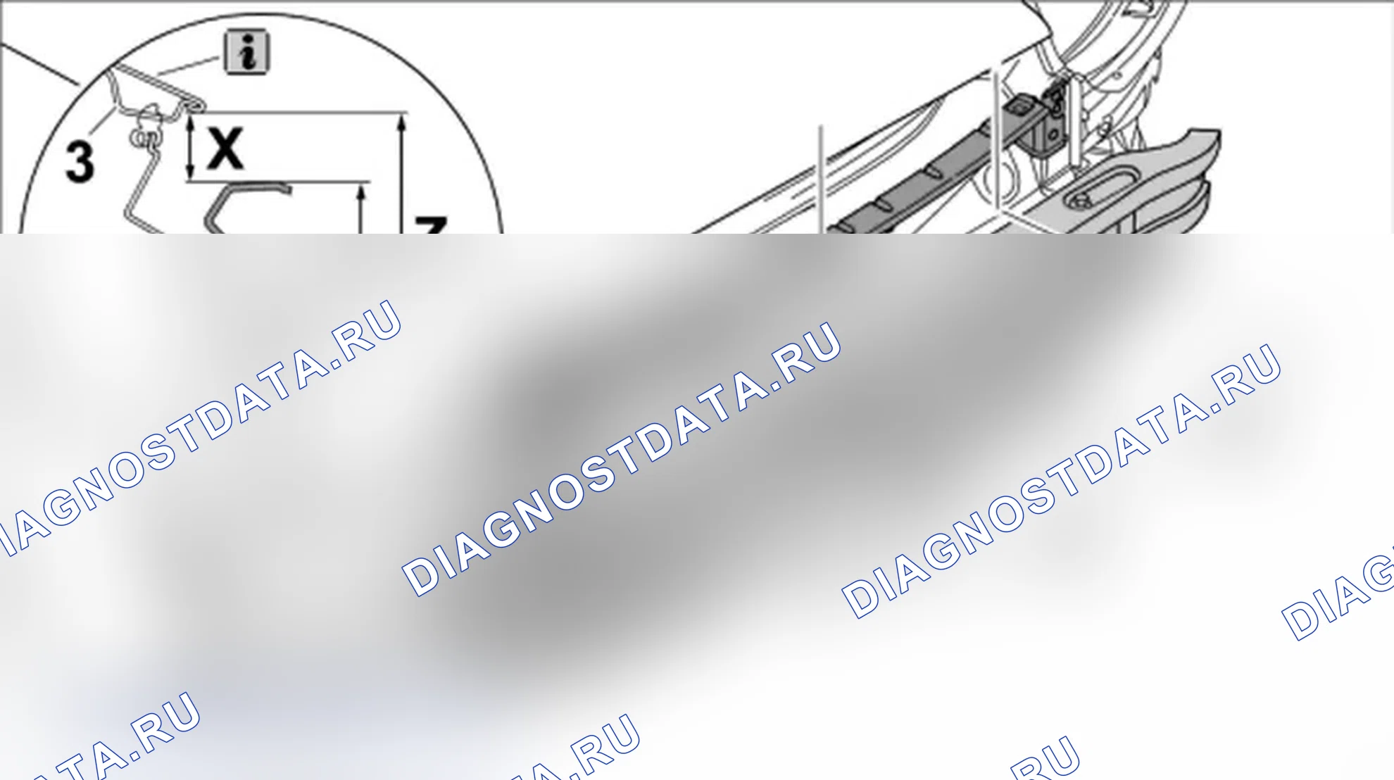 Рис. 691: Функциональные размеры бампера. Porsche Boxster S 987