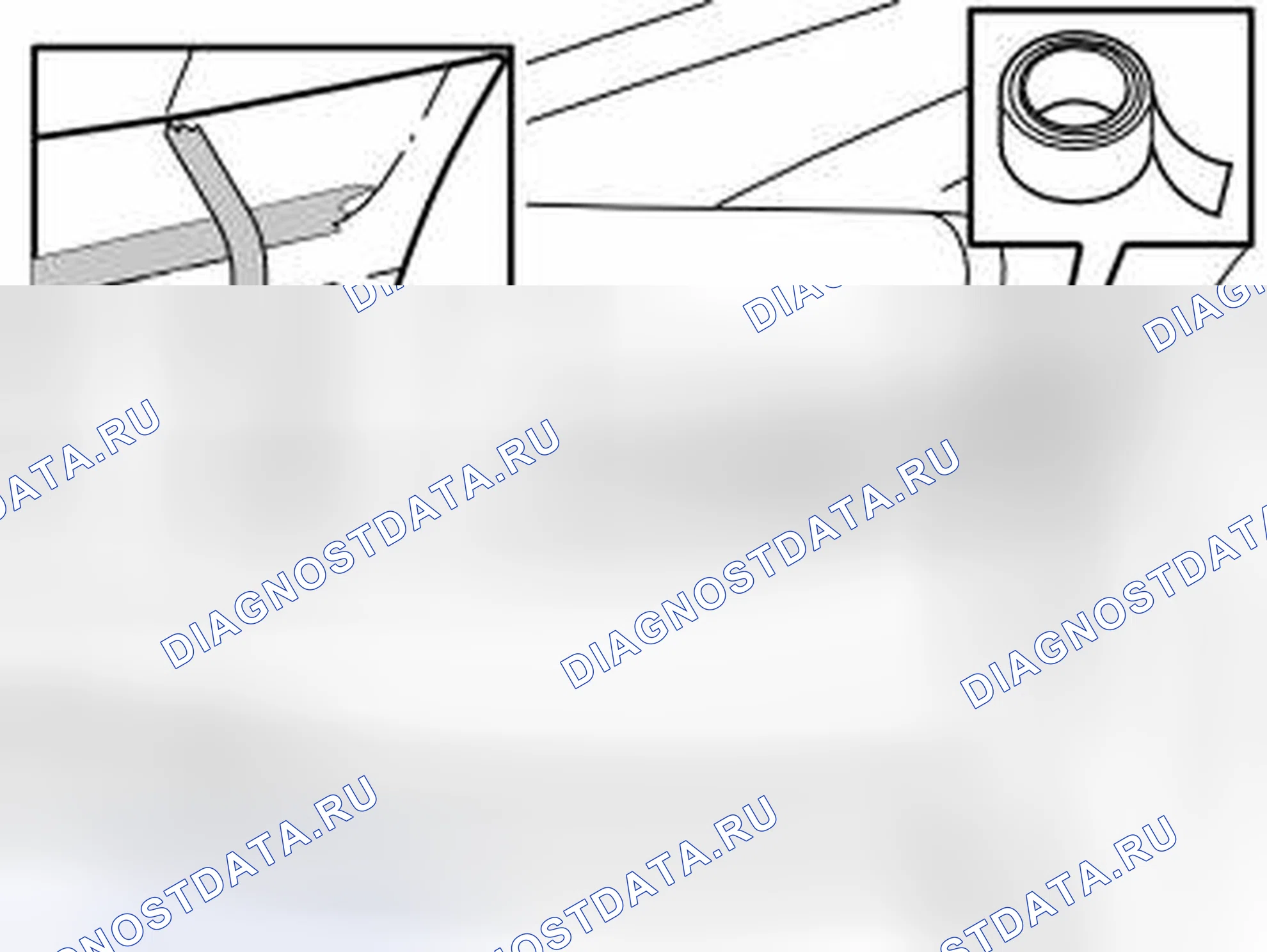 Рис. 914: Применяется к XC70. Volvo V70 II