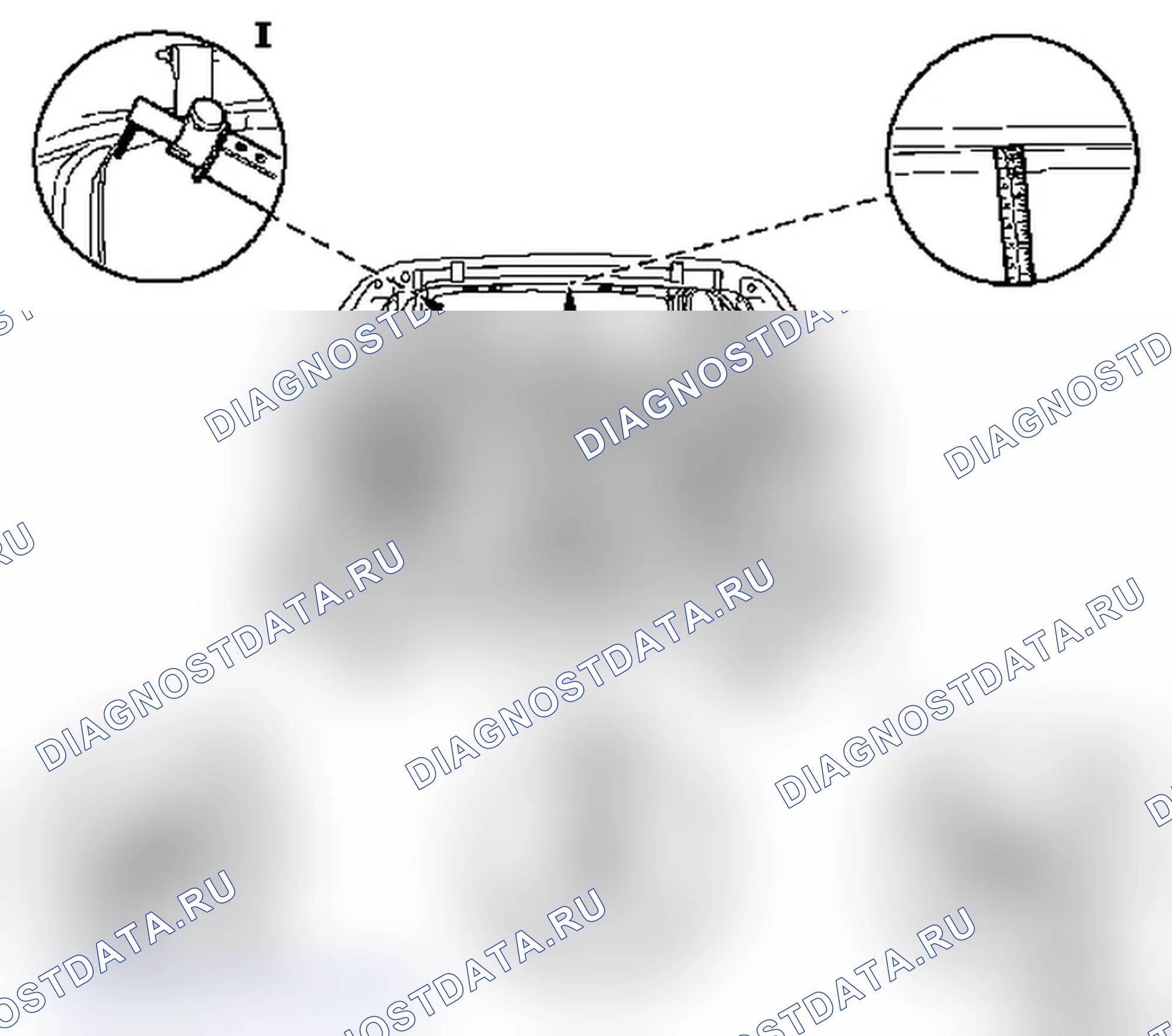 Схема измерения кузова моделей F 08, F 08 & W5L, F 68. Opel Corsa C