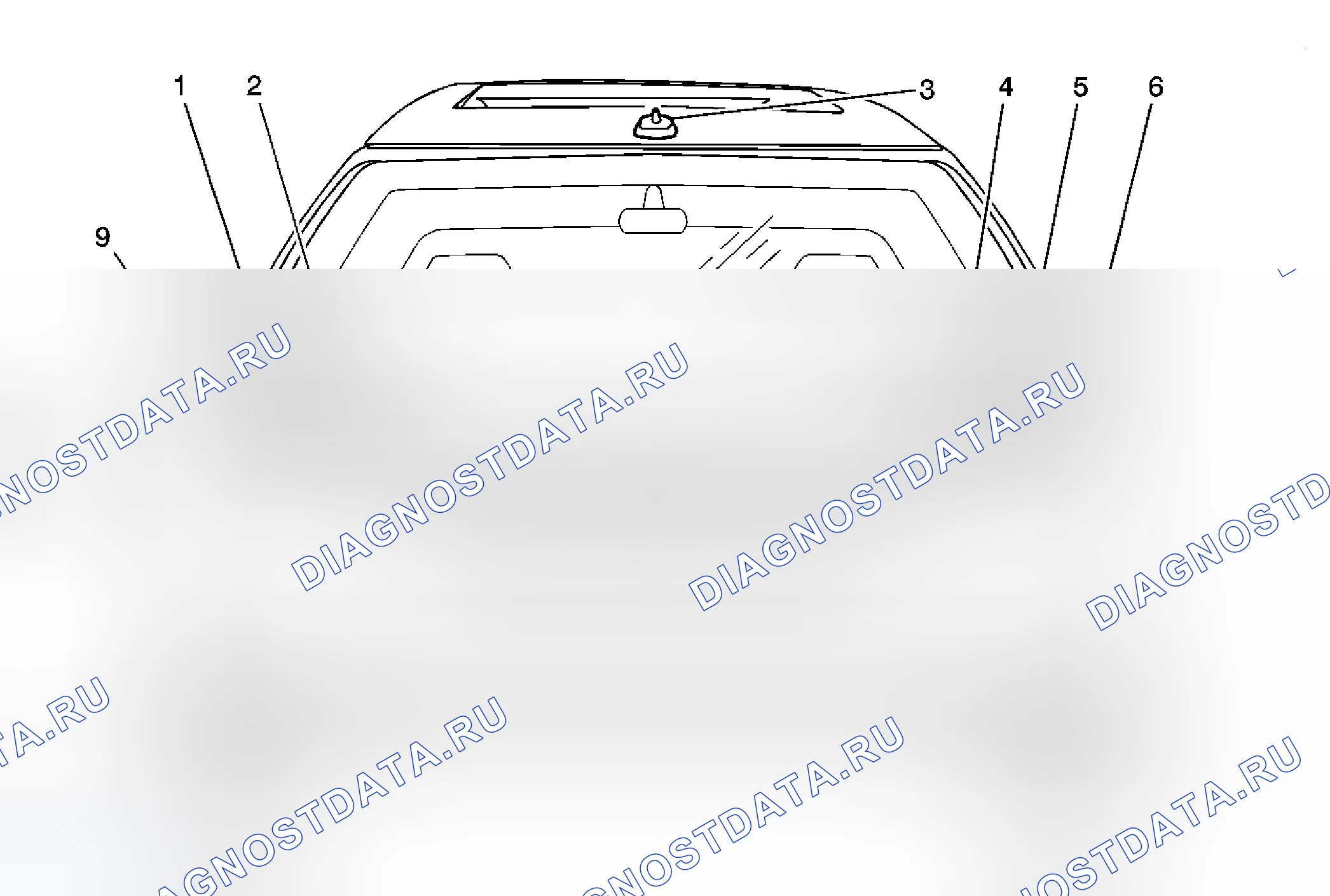 Рис. 10: Виды компонентов для развлечений / связи. Chevrolet Malibu VI рестайлинг
