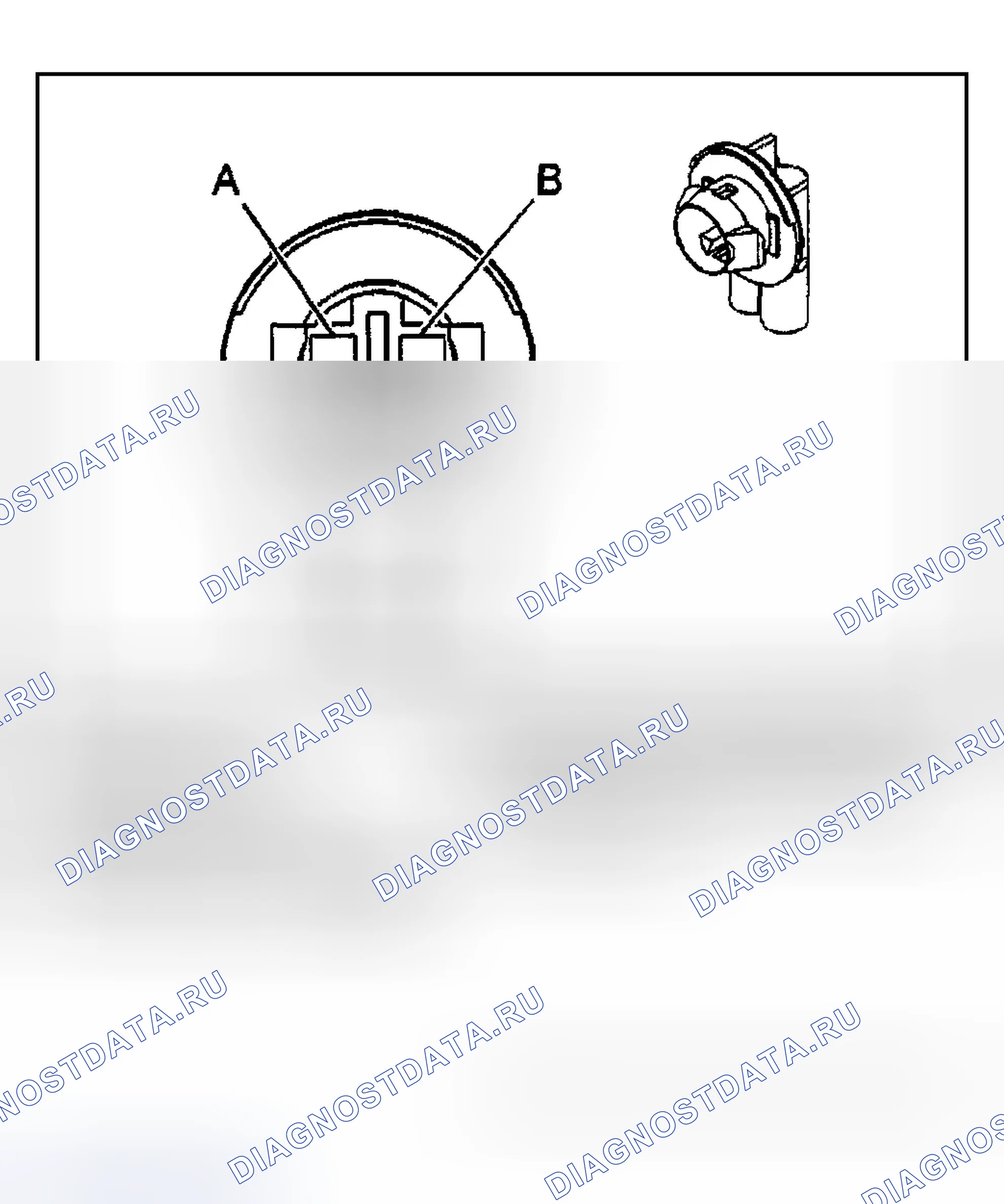 Рис. 387: Габаритный фонарь - левый (экспорт). Cadillac Seville V