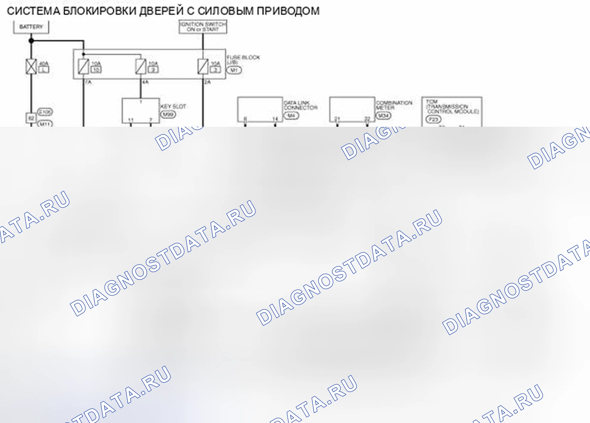 Рис. 149: электросхема. Nissan Murano Z51 рестайлинг 2