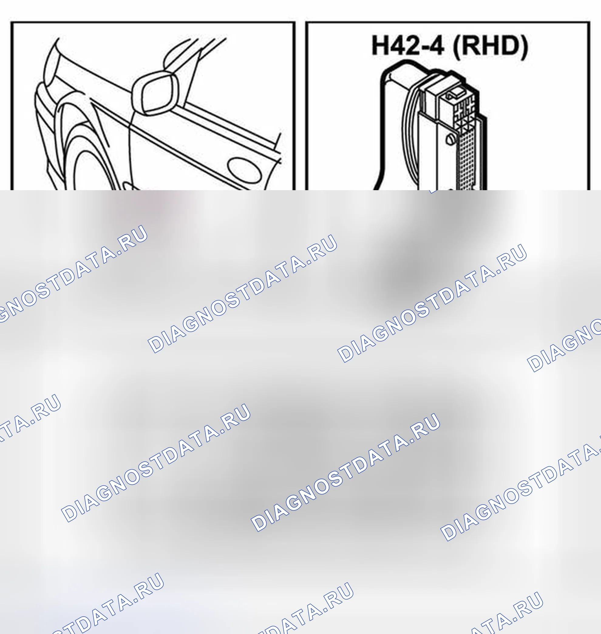 Рис. 271: Разъем H42-4. Kia Picanto II рестайлинг
