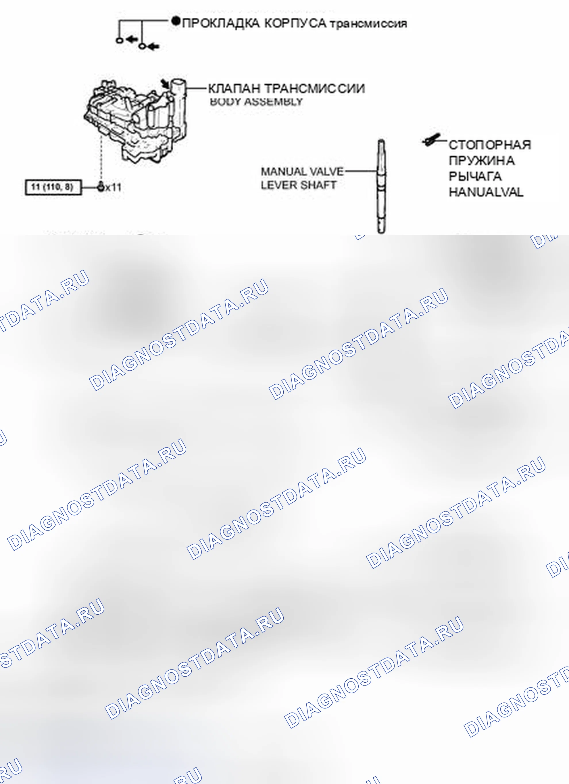 Рис. 291: ИЛЛЮСТРАЦИЯ. Toyota Sienna III