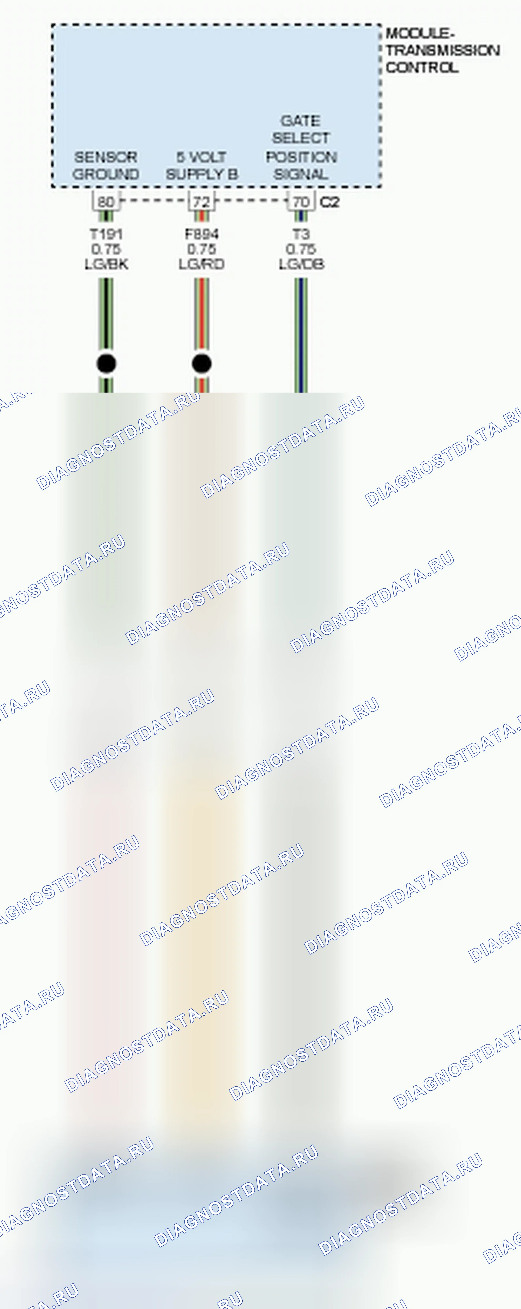 Рис. 517: P0904-00-СХЕМА ВЫБОРА ПОЛОЖЕНИЯ ЗАТВОРА. Dodge Dart PF