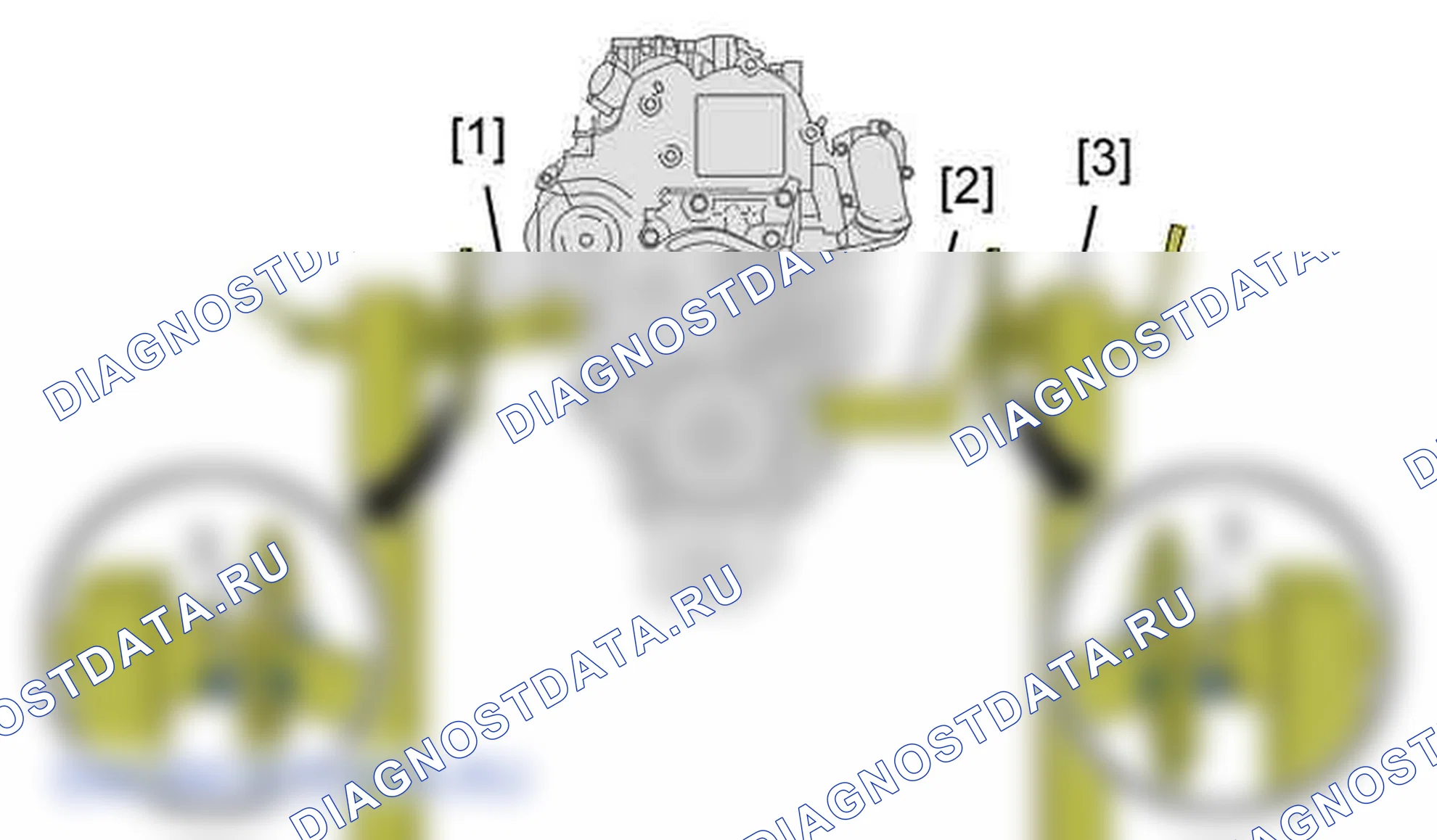 Установка: двигатель на подставке — b1bp30fd. Citroen C1 I