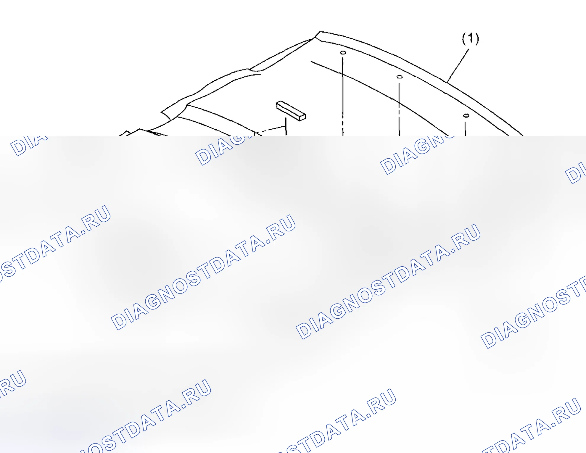 Рис. 17: ОТДЕЛКА КРЫШИ (СЕДАН). Subaru Impreza GD/GC/GG рестайлинг