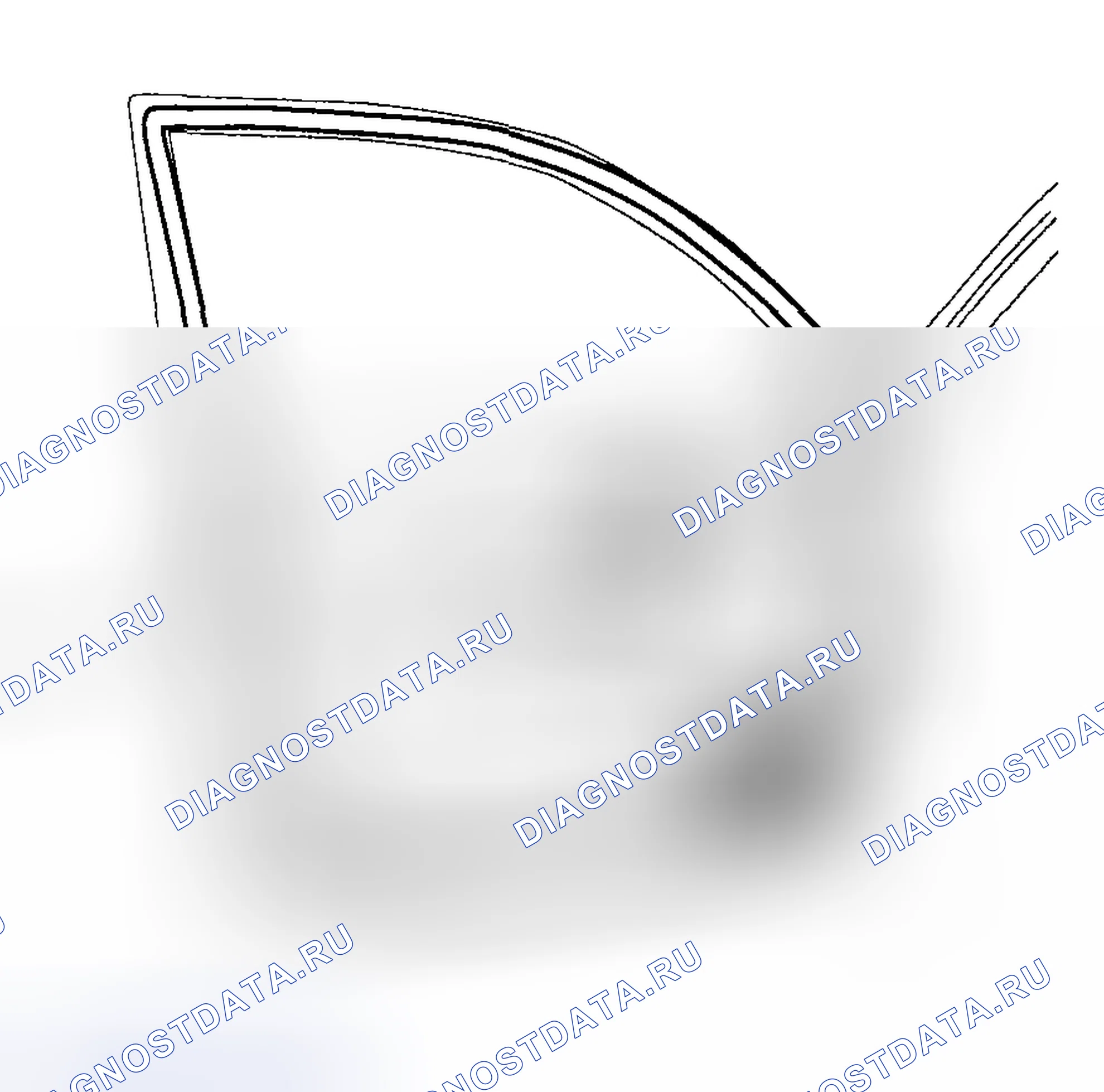 Рис. 57: ЗАМЕНА ПОЛОСЫ ЗАЩИТЫ ОТ АТМОСФЕРНЫХ ВОЗДЕЙСТВИЙ. Haval Chitu I