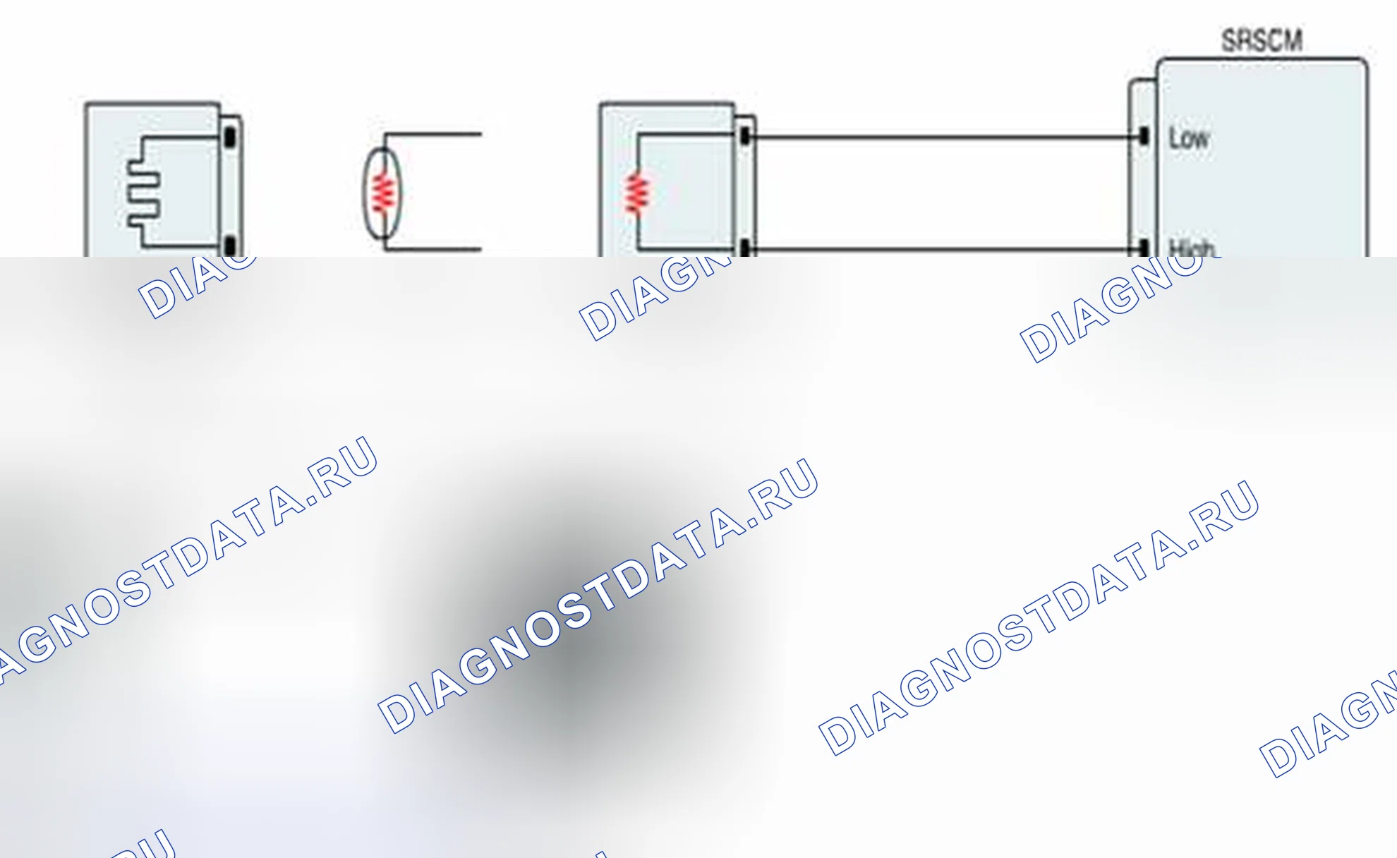 Рис. 349: Проверка цепи пиропатрон. Geely SC7 I