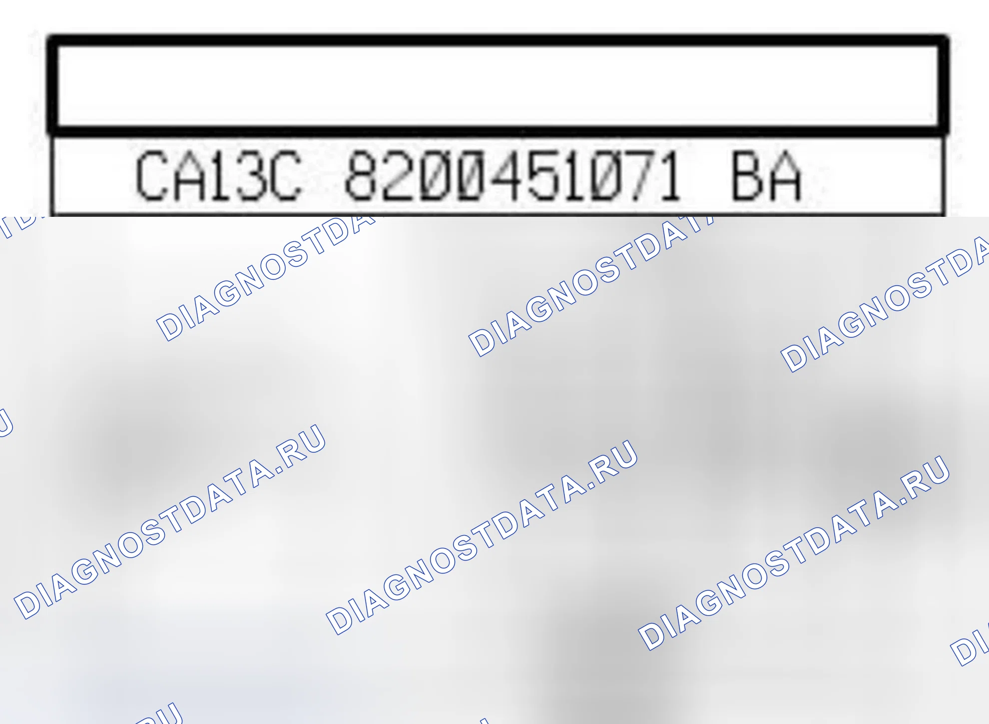 Распиновка разъёма 525 — Лампа осв. прав. задн. двери. Renault Scenic III