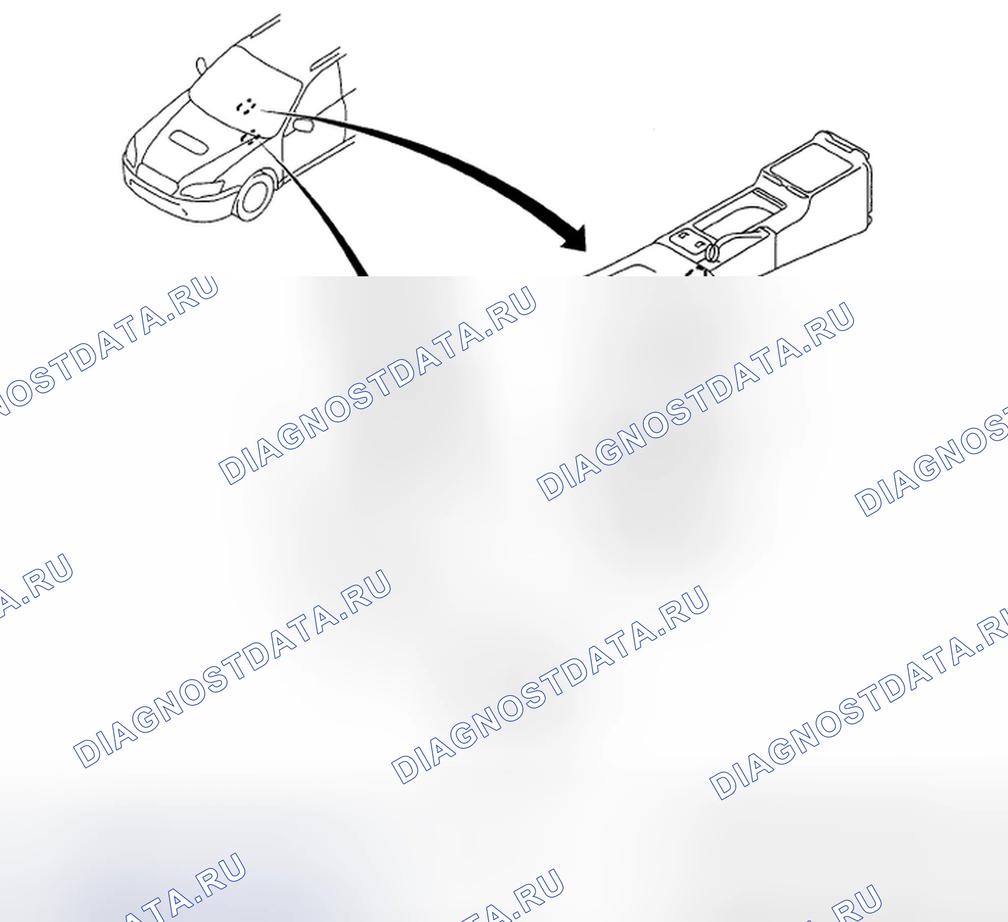 Рис. 803: МОДУЛЬ УПРАВЛЕНИЯ КОРОБКОЙ ПЕРЕДАЧ. Subaru Legacy BL/BP рестайлинг
