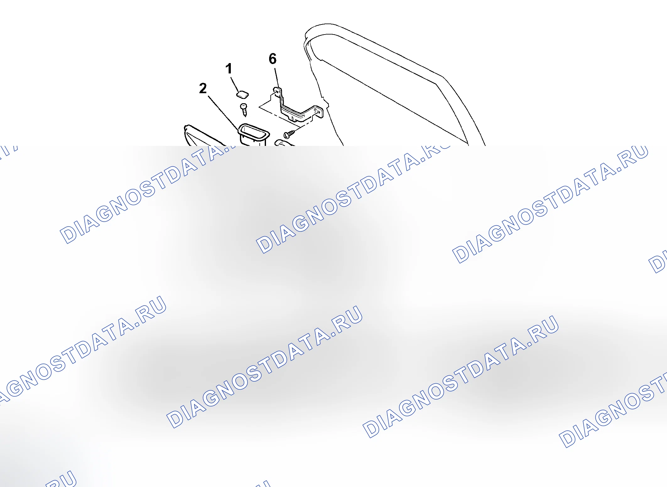 Рис. 3: < ОТДЕЛКА ЗАДНЕЙ ДВЕРИ >. Mitsubishi Lancer IX рестайлинг