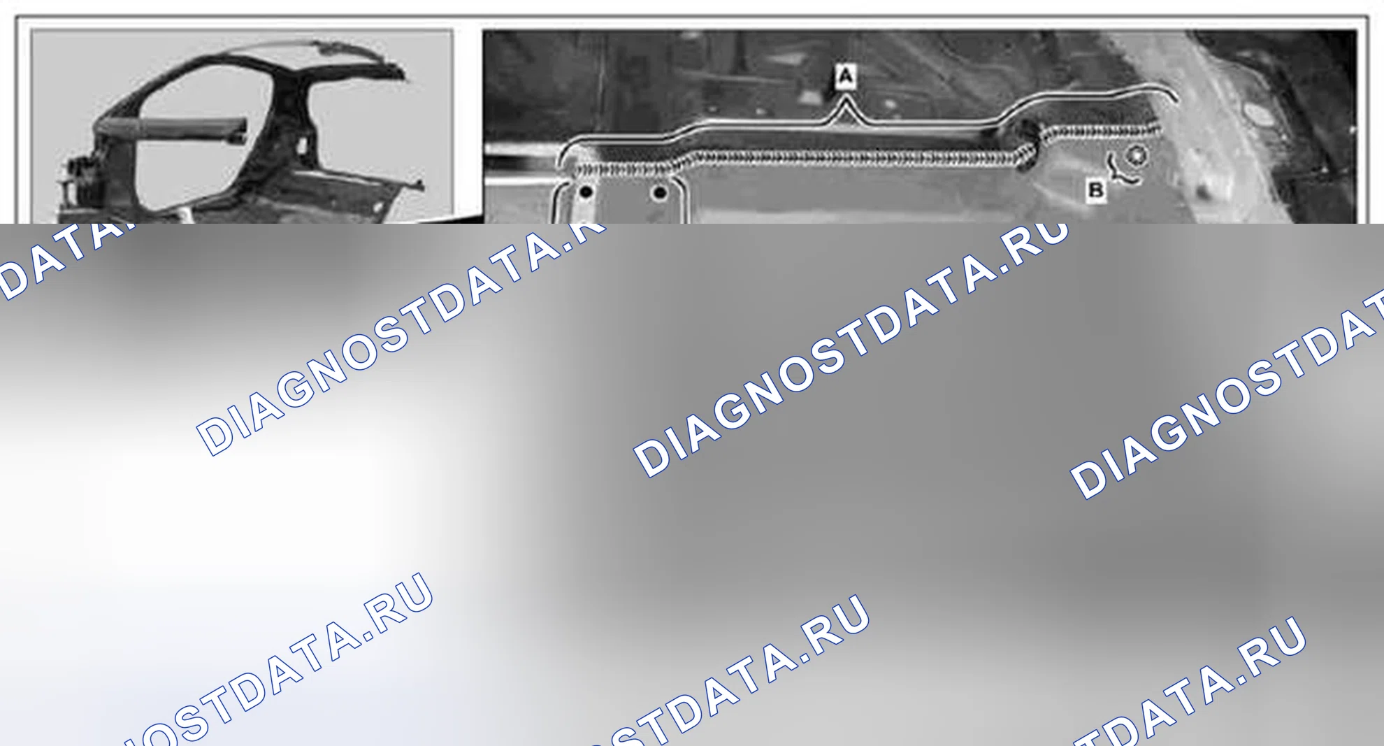 Рис. 702: Частичная установка основной панели пола - AR63.40-xtegx1-27MCD P-1180. Kia Soul I