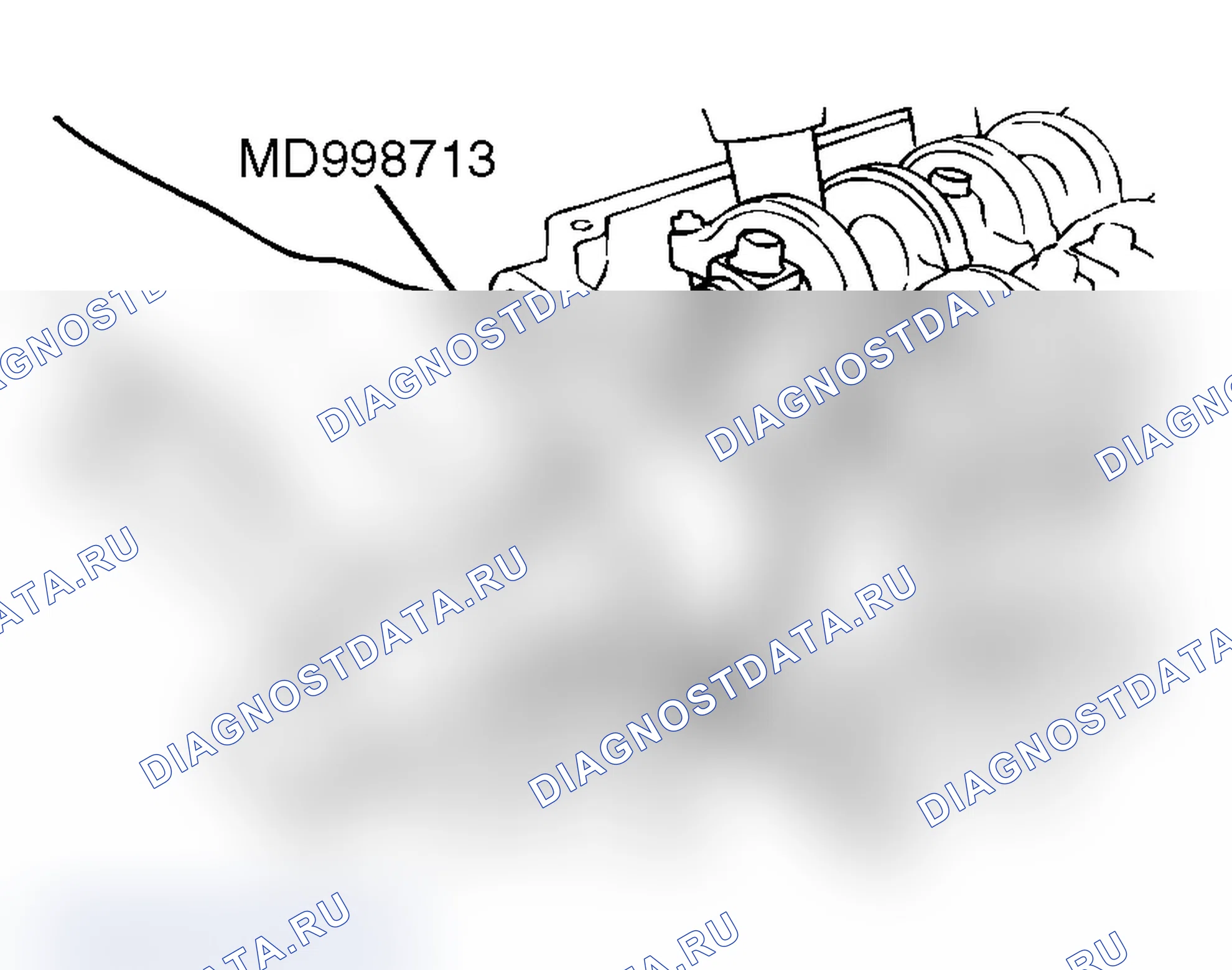 Рис. 271: >> E <<МОНТАЖ МАСЛЯНОГО УПЛОТНЕНИЯ. Mitsubishi Lancer Evolution IX