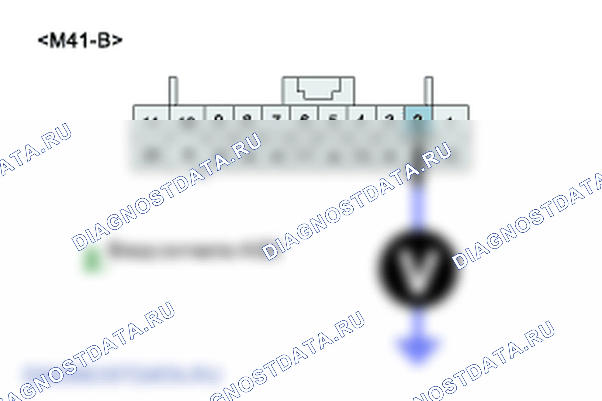 B1258: короткое замыкание датчика AQS (низкий уровень). Hyundai Santa Fe CM