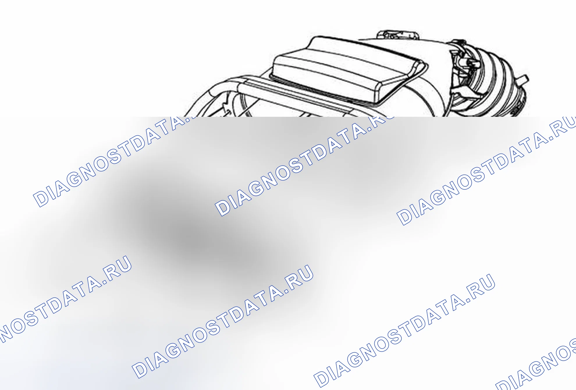 Рис. 55: Замена элемента воздухоочистителя (LS9). Chevrolet Corvette C6