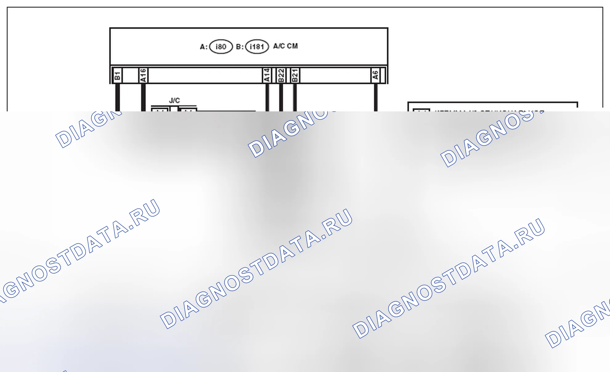 Рис. 54: электросхема. Subaru Legacy BM/BR рестайлинг