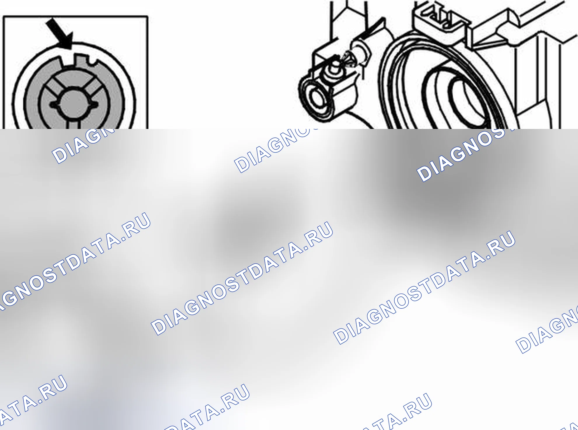 Рис. 57: Установка лампы. Volvo S80 I