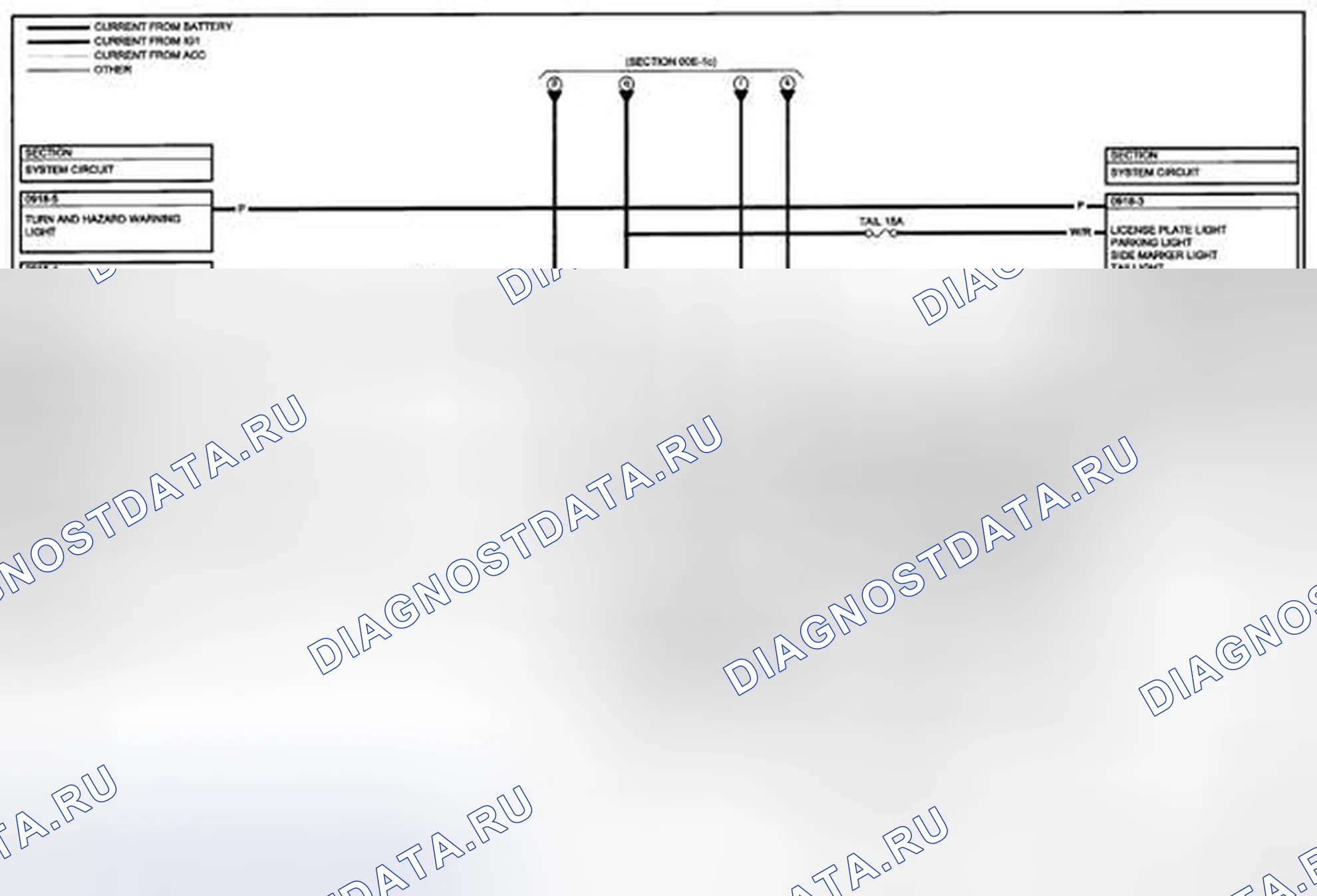 Рис. 26: Схема электропроводки (00E-1d). Mazda CX-5 I