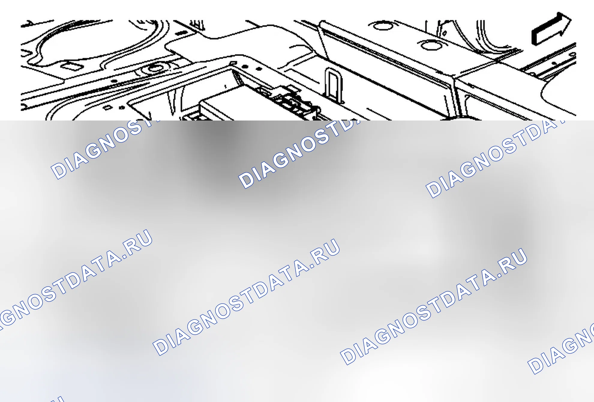 Рис. 33: Замена антенны интерфейса беспроводной связи. Chevrolet Malibu VIII рестайлинг