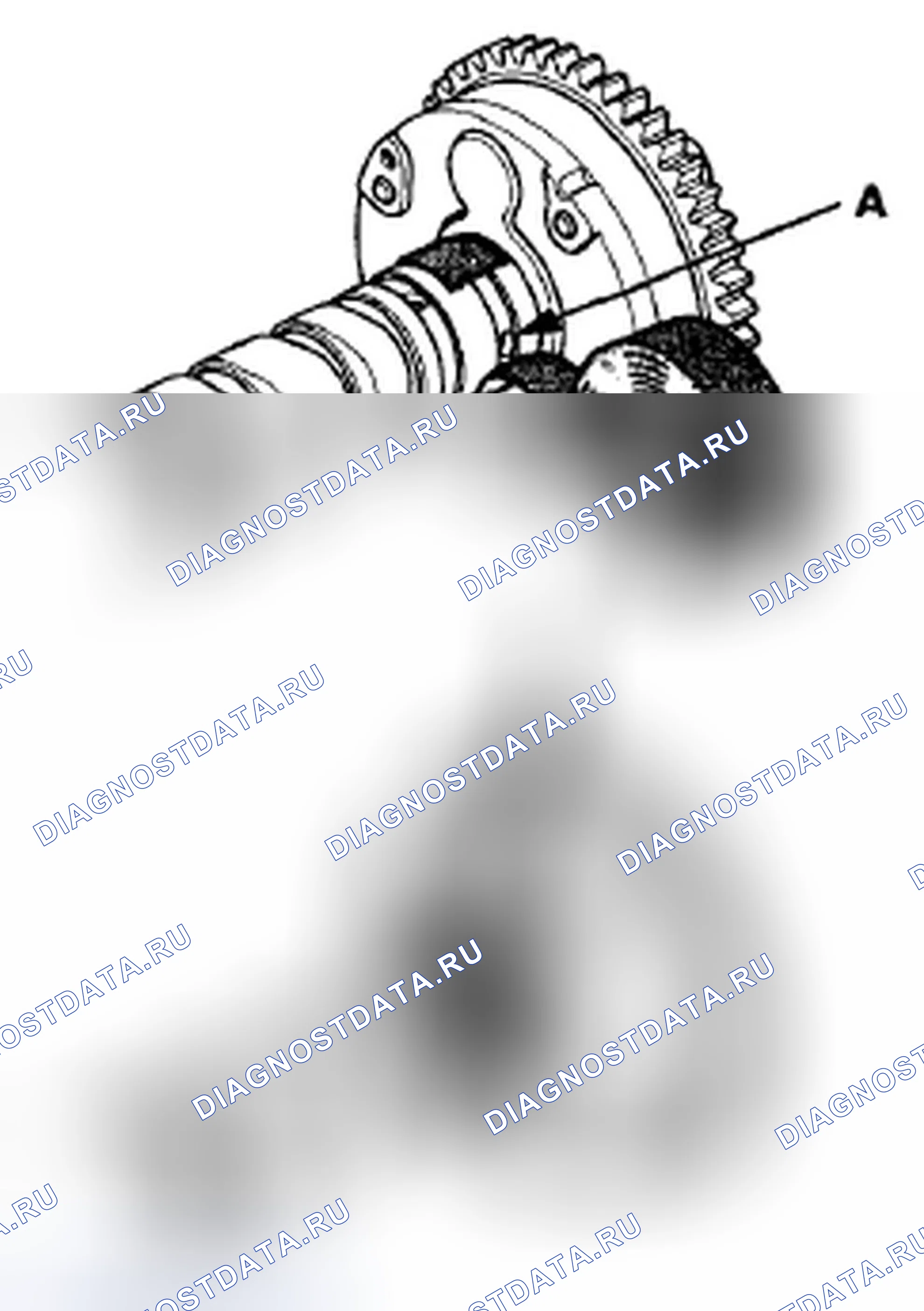 Рис. 162: Проверка привода VTC. Honda CR-V III рестайлинг