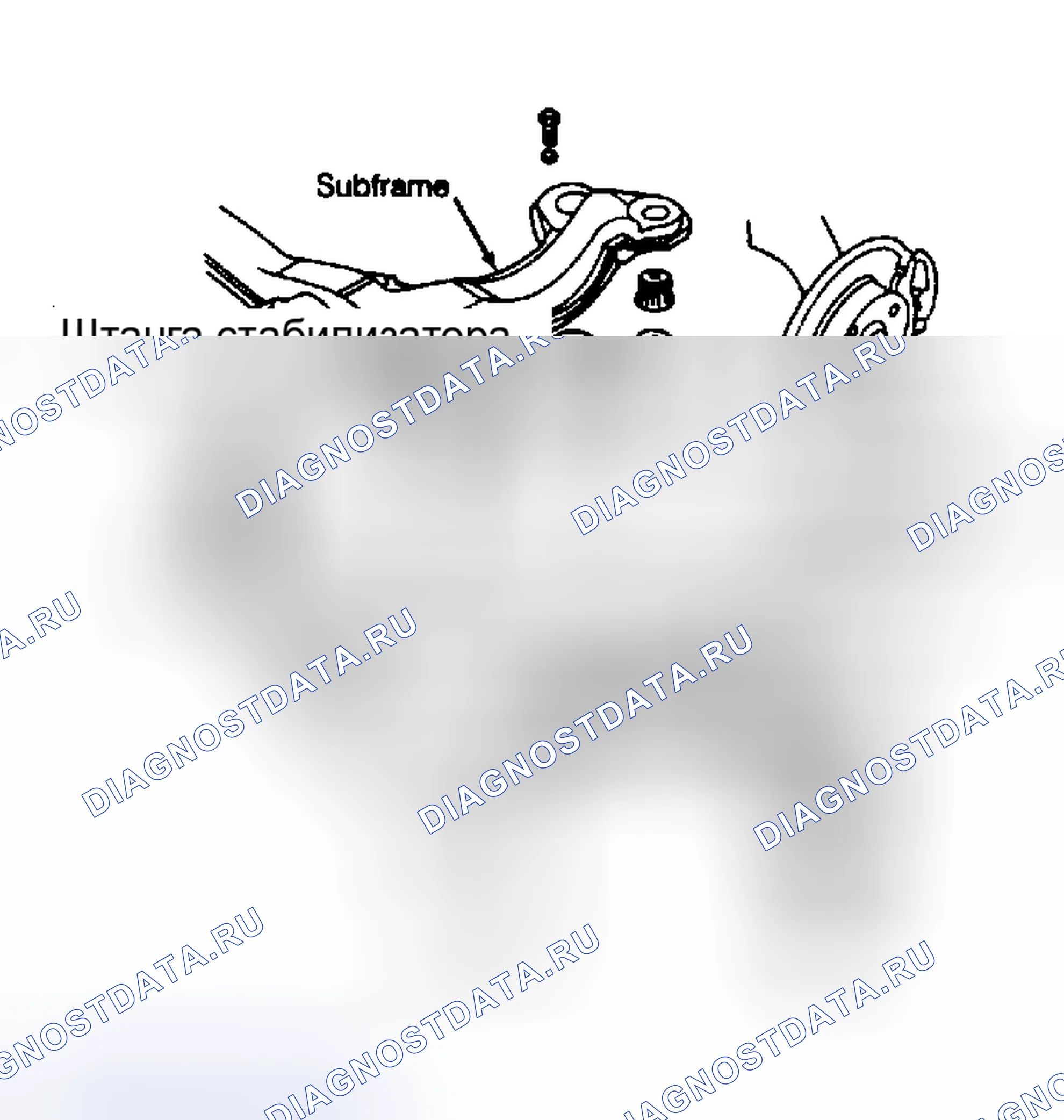 Рис. 1: ОПИСАНИЕ передней подвески. Audi 90 B3