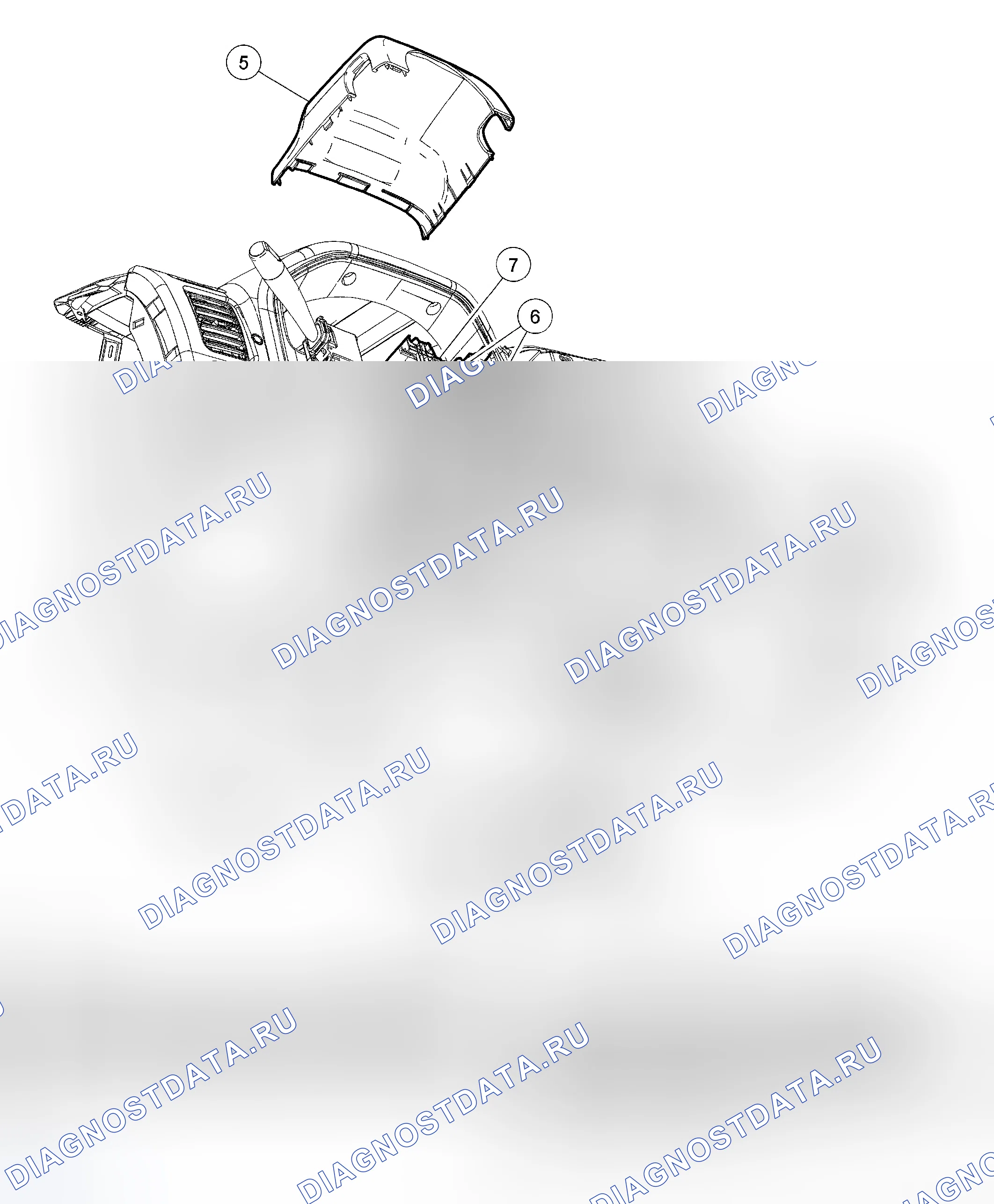 Рис. 9: Многофункциональный переключатель рулевой колонки. Hyundai Matrix I