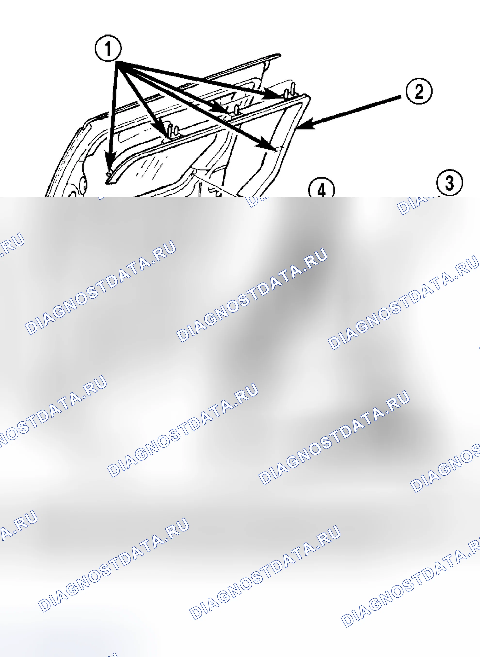 Рис. 50: ДЕМОНТАЖ. Dodge Grand Caravan IV