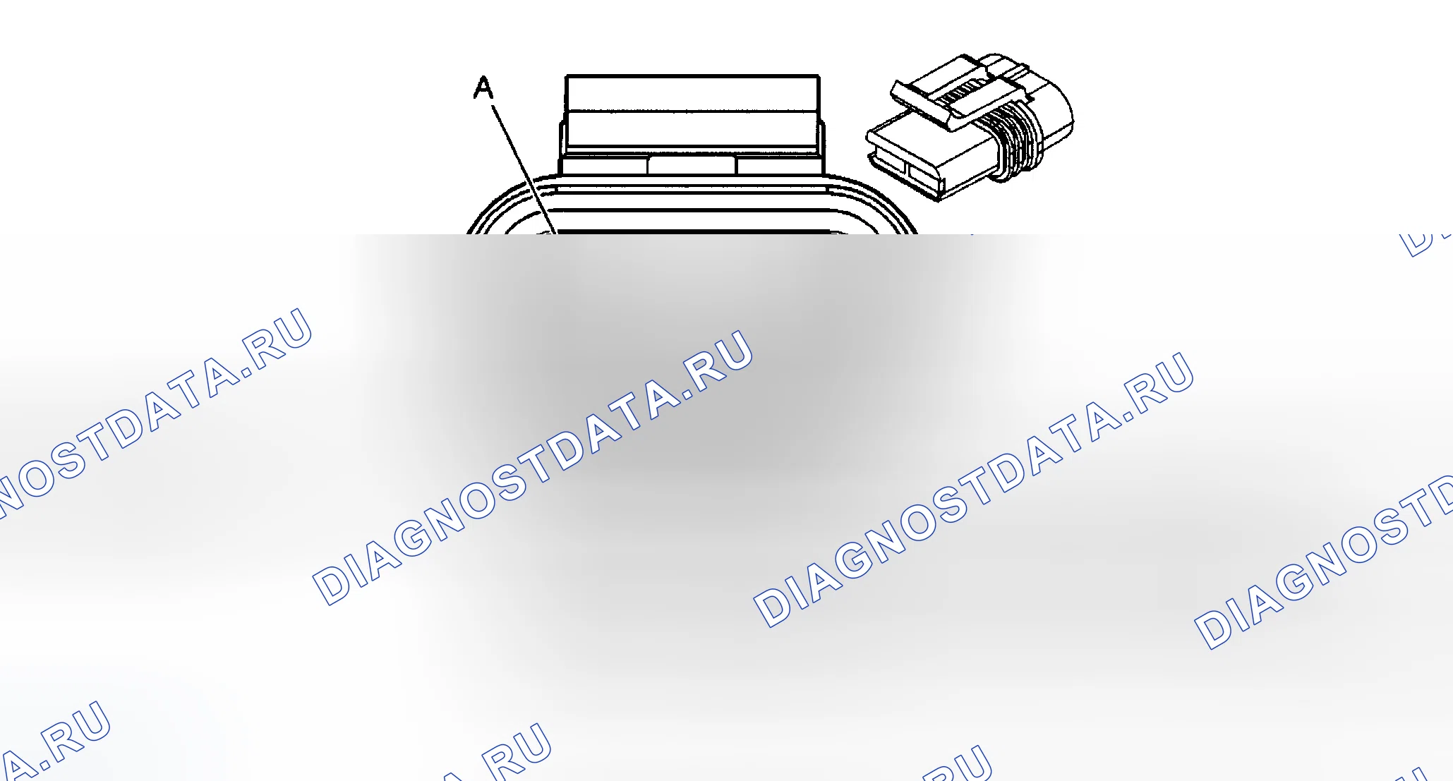 Рис. 1: ИДЕНТИФИКАЦИЯ РАЗЪЕМА. Buick Century VI