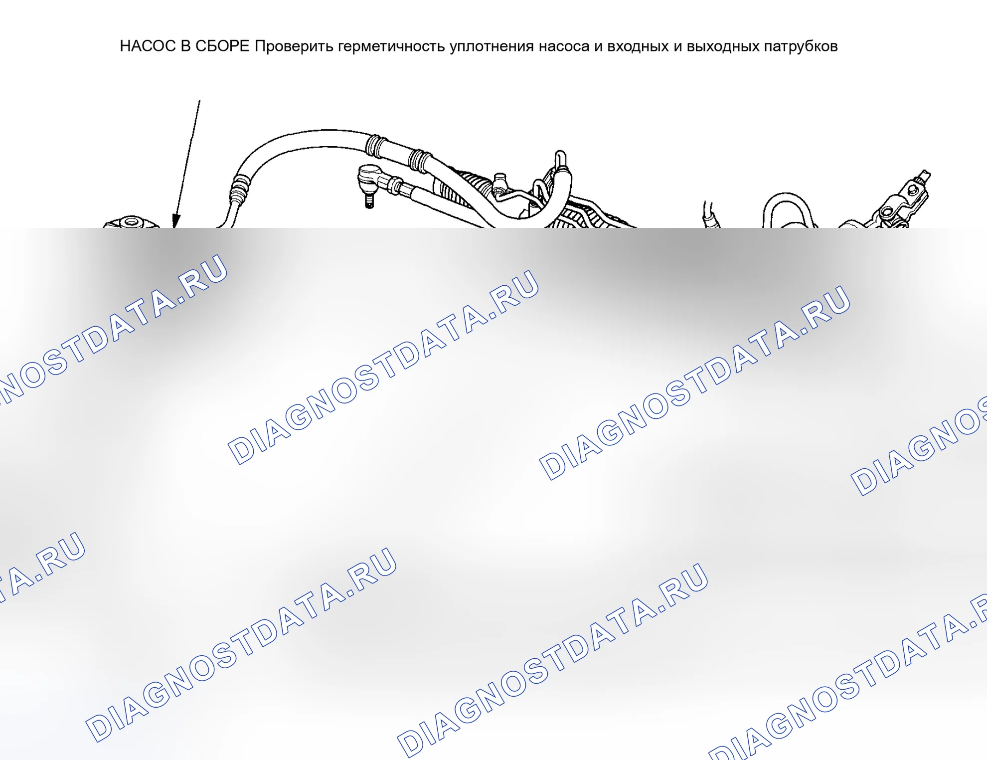 Рис. 13: Проверка утечки жидкости. Acura RSX I