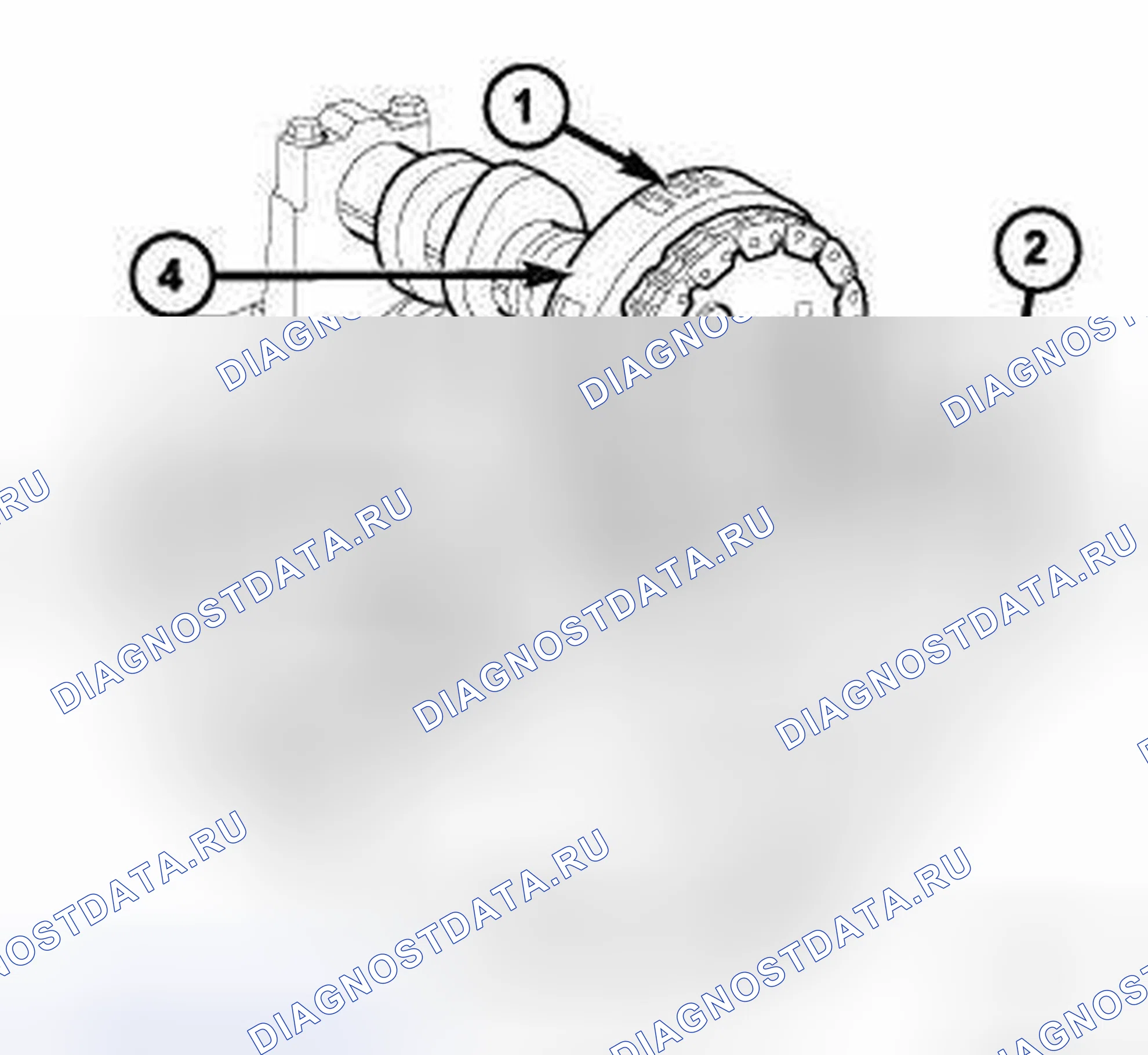 Рис. 14: 3.7L и 4.7L. RAM Pickup 2500 