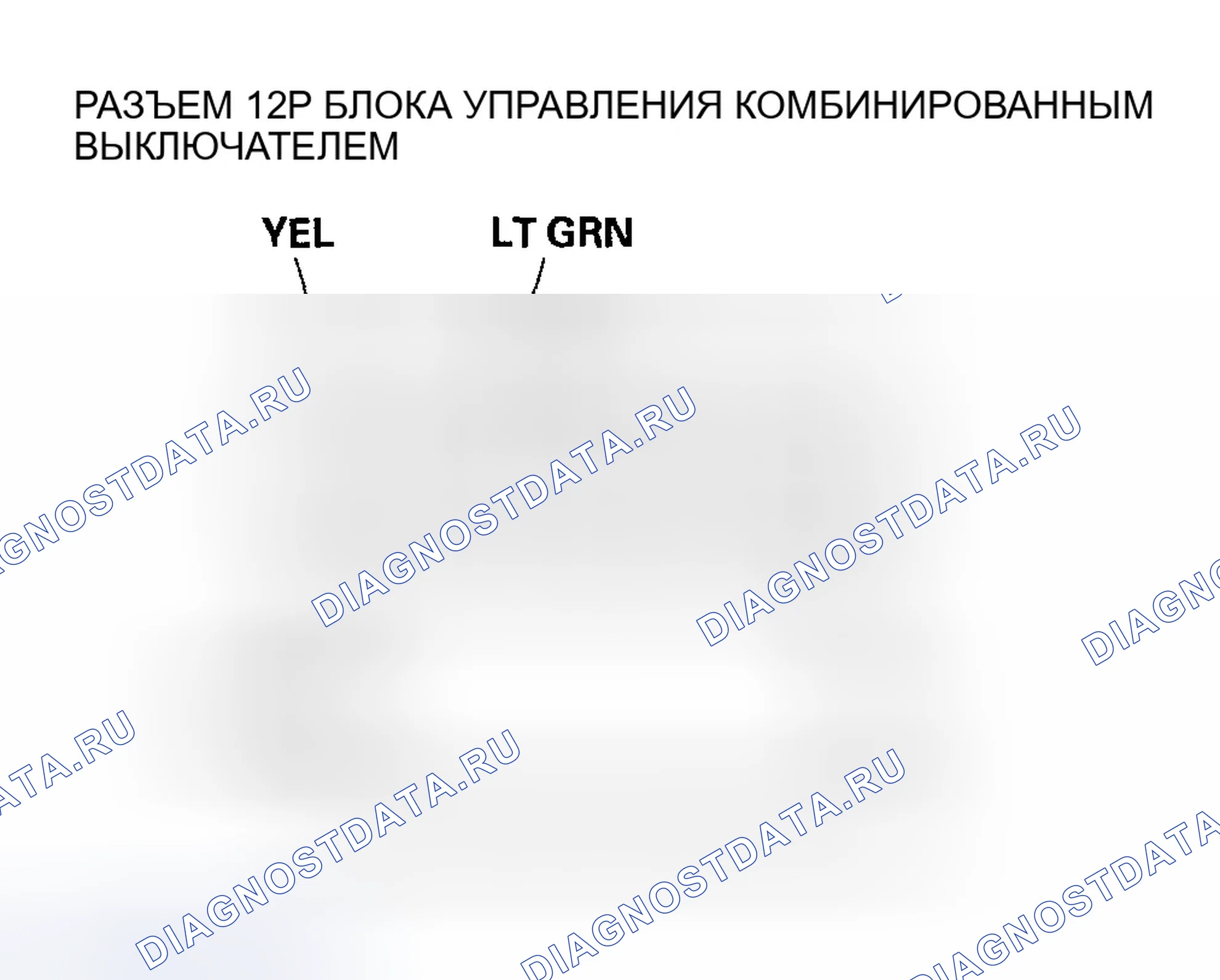 Рис. 10: Входной тест блока управления комбинированным переключателем. Honda Ridgeline I