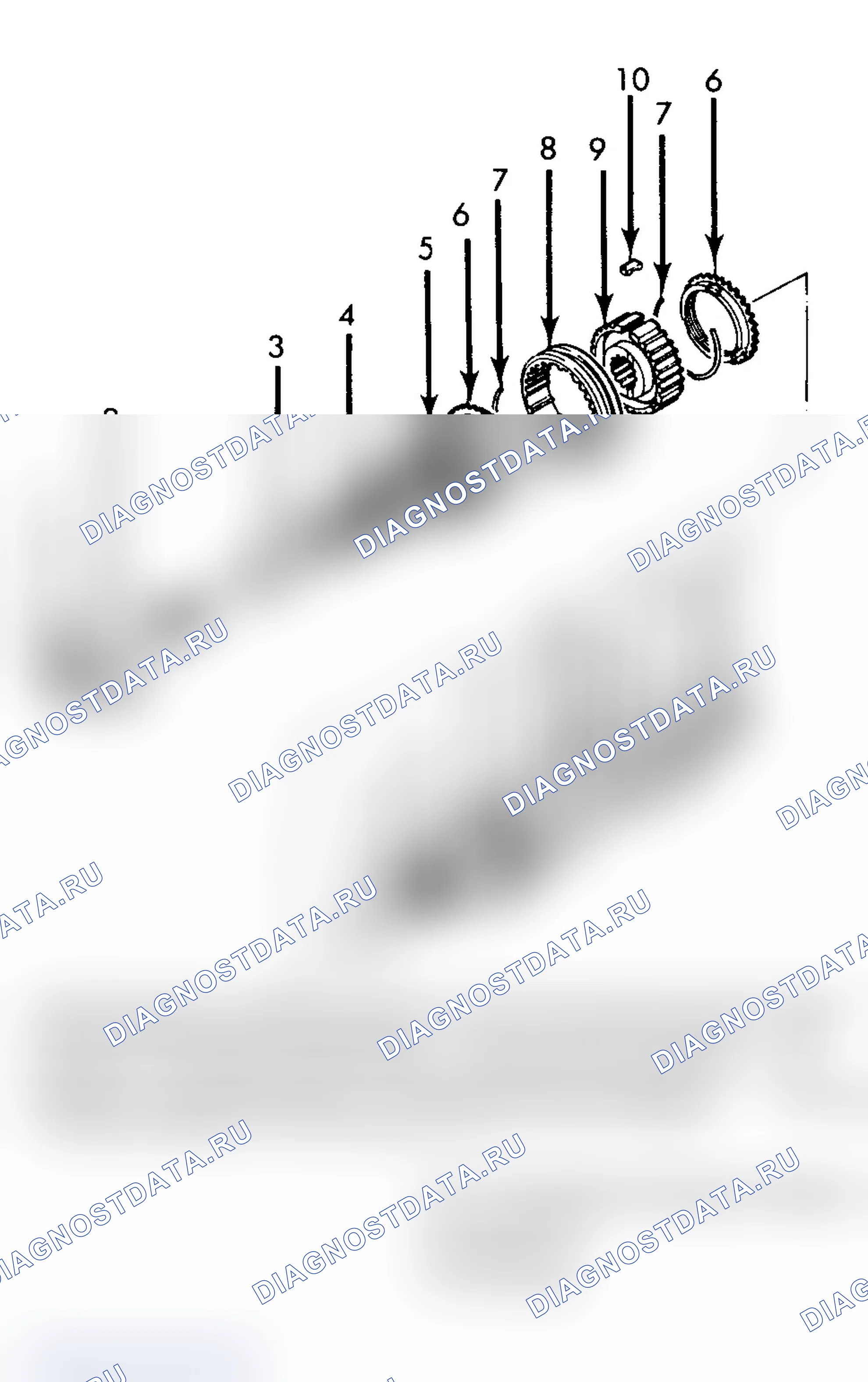 Рис. 3: Разборка. Mitsubishi Mirage II