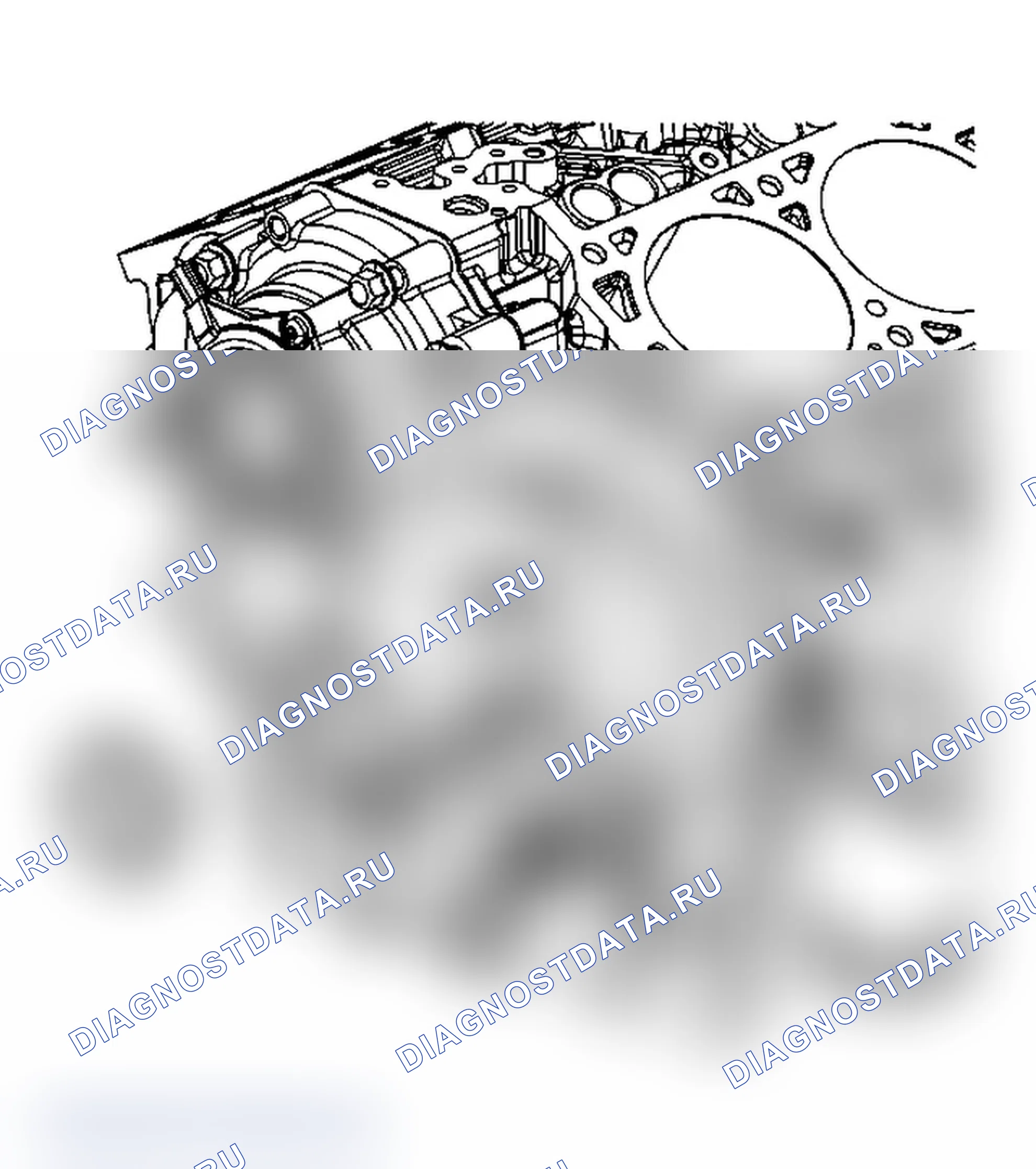 Рис. 18: Демонтаж переднего масляного уплотнения коленчатого вала. Pontiac G6 I final