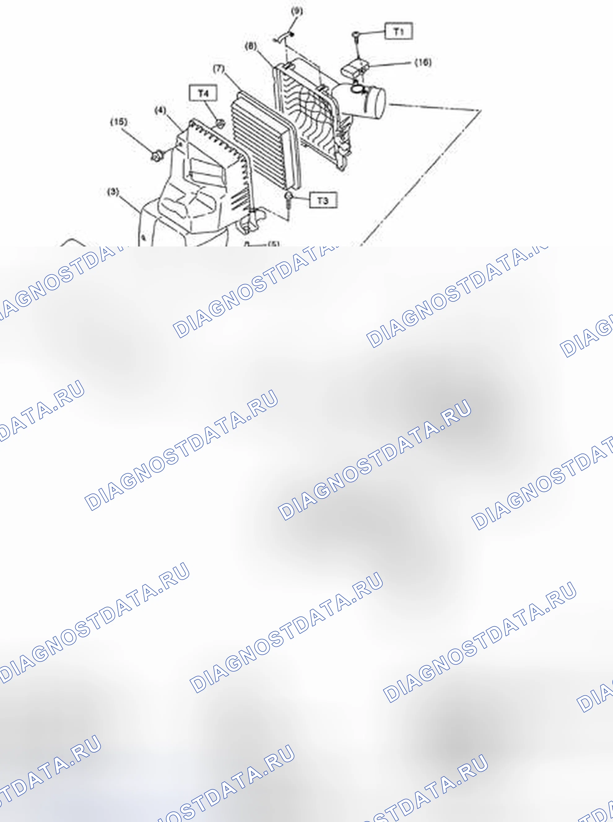 Рис. 421: КОМПОНЕНТ. Subaru Outback BR