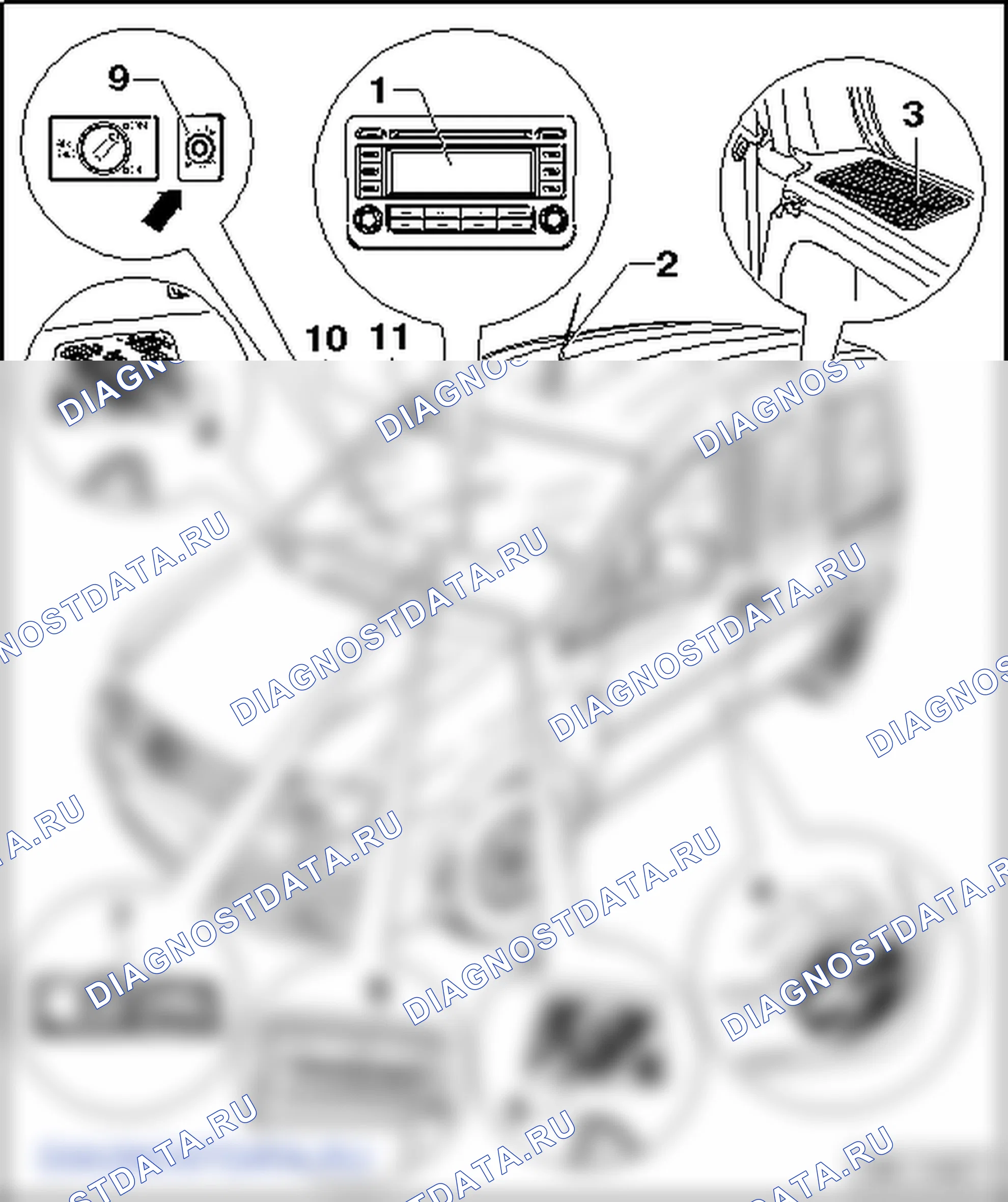 Аудиосистема «„RCD 300“». Volkswagen Caddy Iii