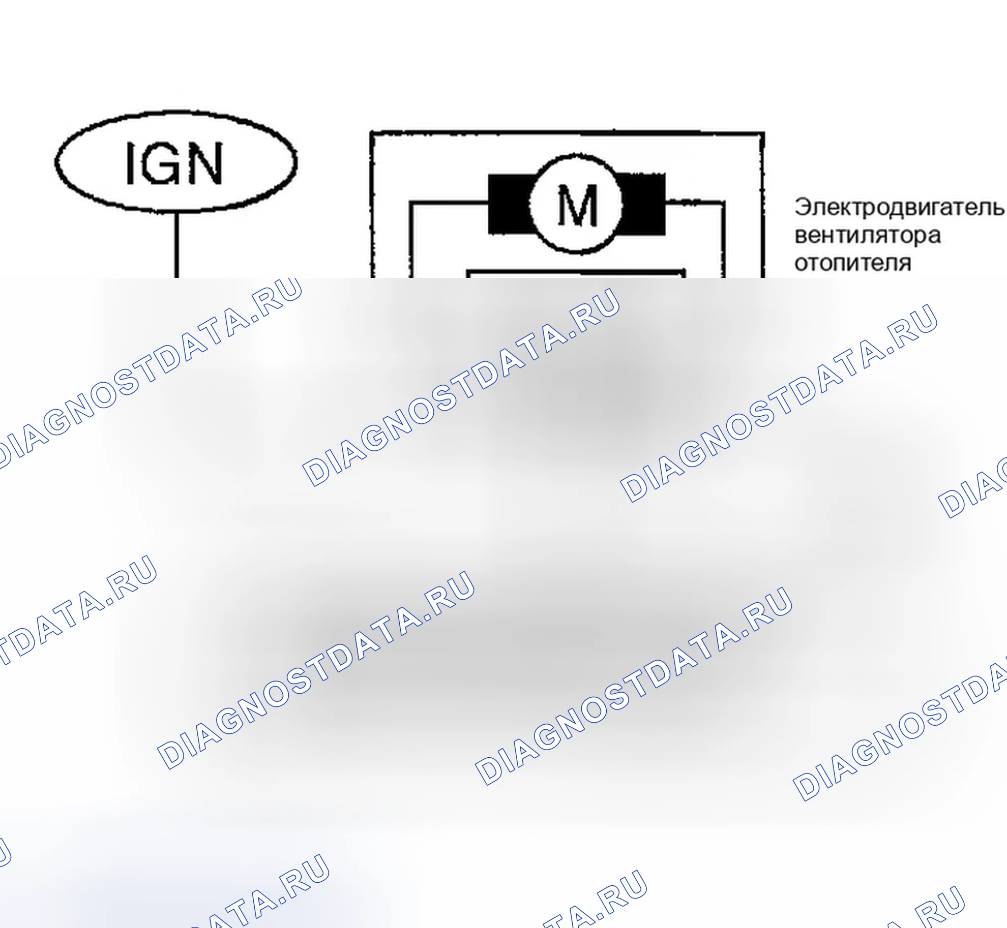 Рис. 38: Процедура диагностики электродвигателя воздуходувки. Infiniti FX35 I