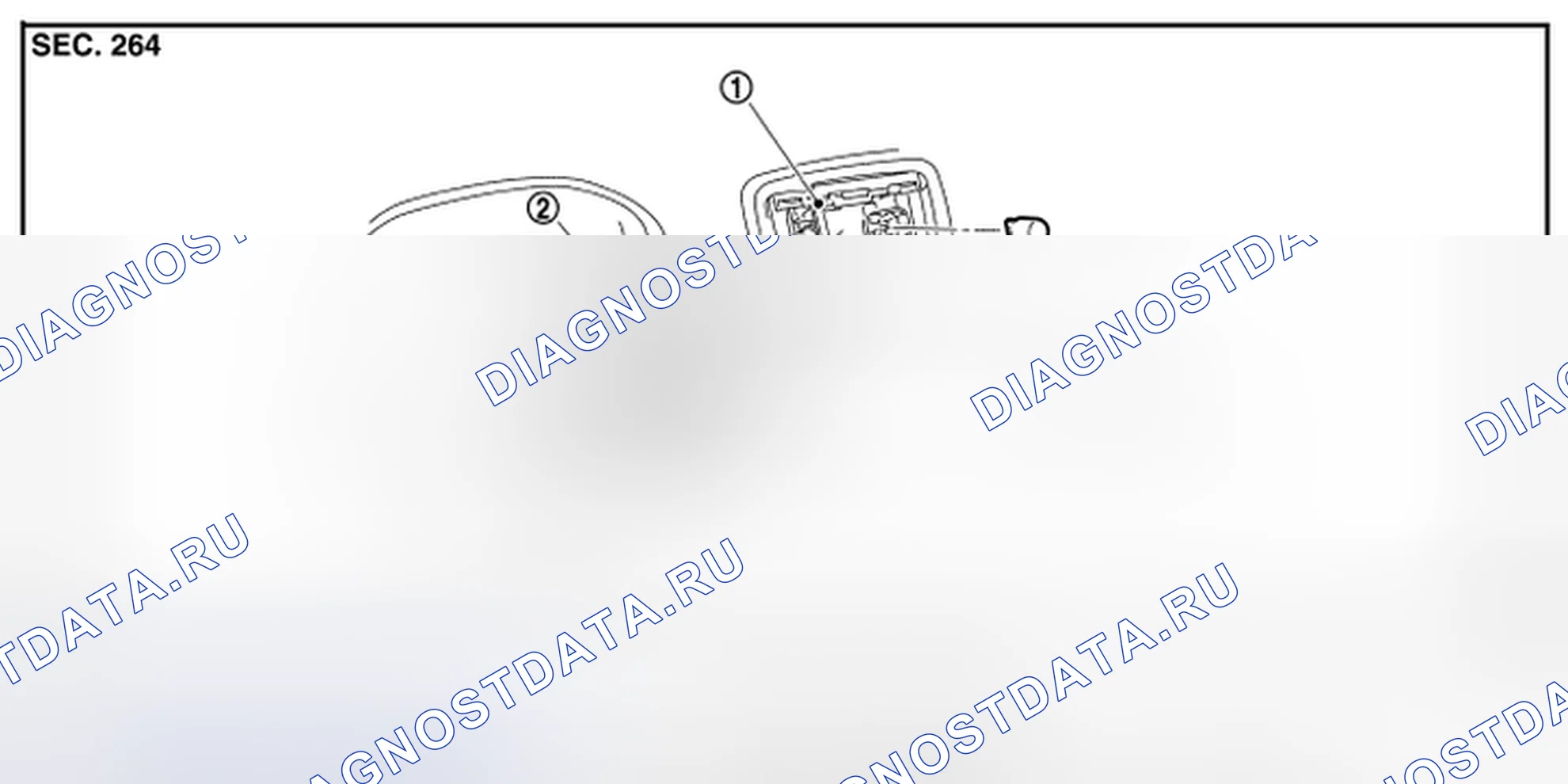 Рис. 69: Разнесенный вид. Infiniti FX37 II рестайлинг