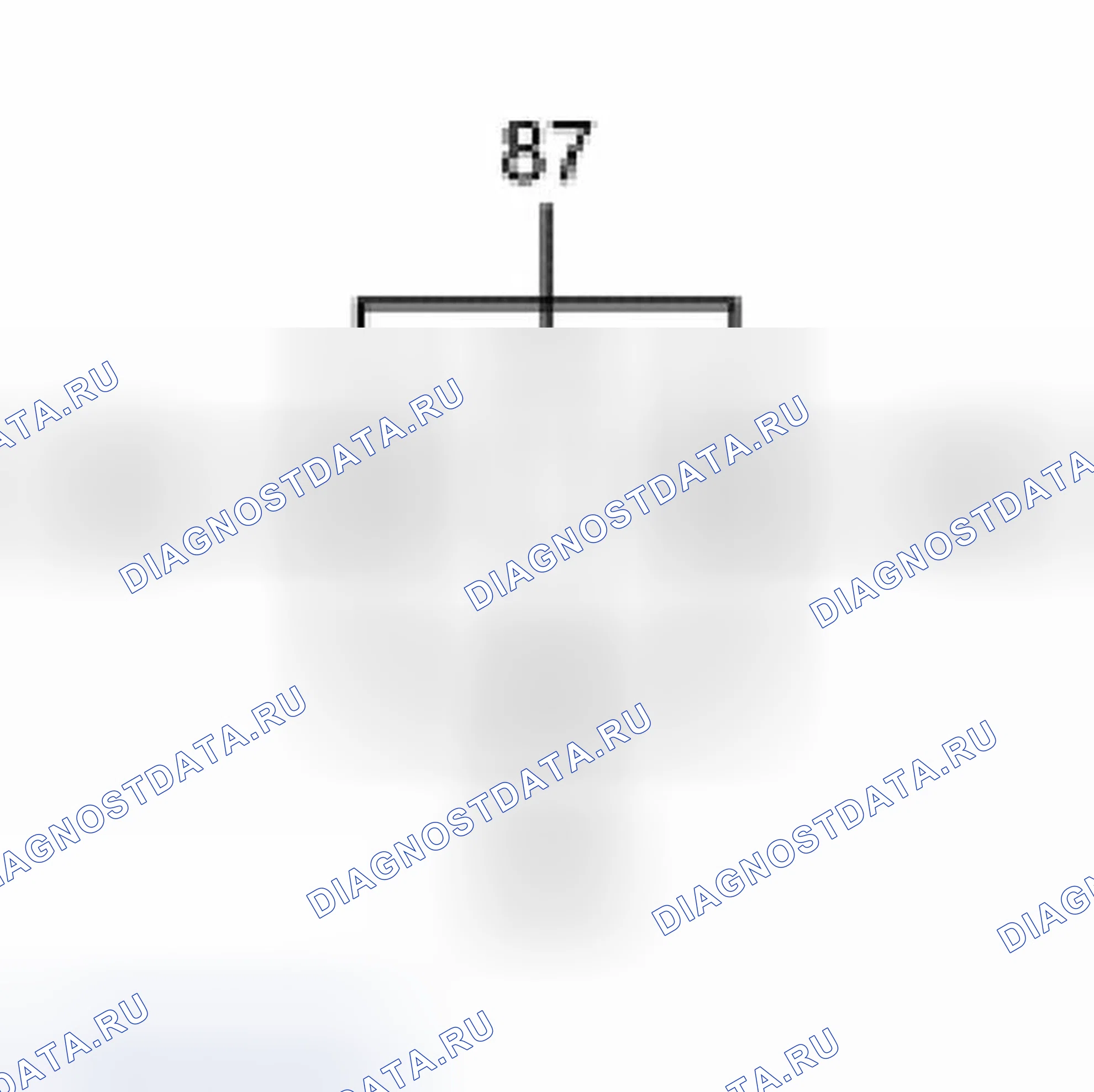 Рис. 29: Реле звукового сигнала C2077. Ford Pickup F150 